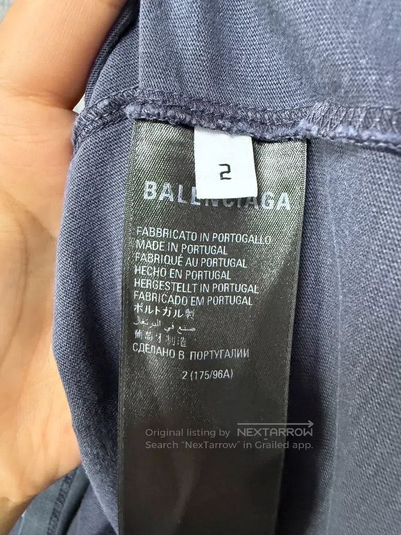 Balenciaga Balenciaga Dark Blue Short Sleeve Size US M / EU 48-50 / 2 - 4 Thumbnail