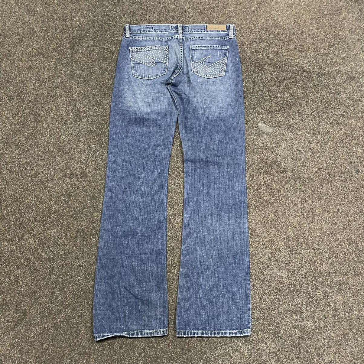 Vintage Vintage Y2K Faded Wide Leg Jeans Baggy Skater Graphic 29 Size US 29 - 2 Thumbnail