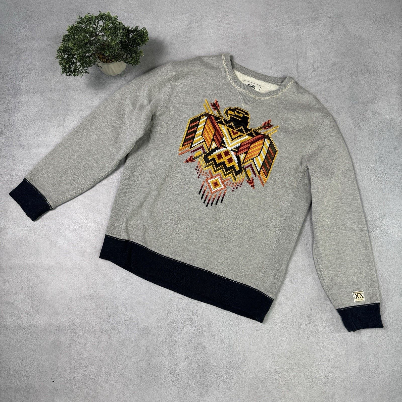 Marc Ecko ECKO UNLIMITED Men's Sweatshirt Embroidered Eagle Hiphop Size US L / EU 52-54 / 3 - 1 Thumbnail