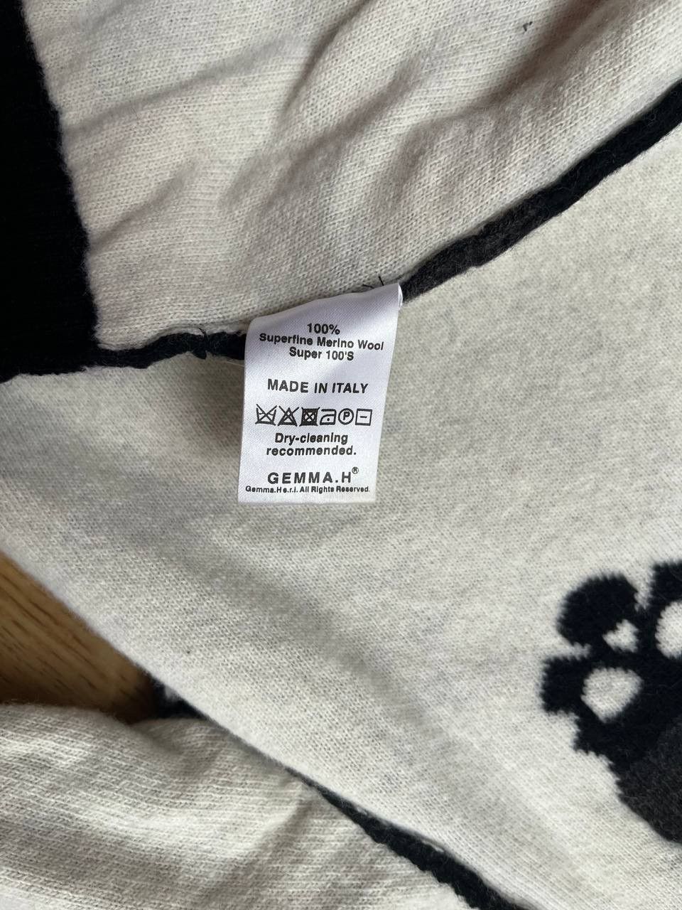Gemma.H Uomo Gemma H Revisable Merino Wool Supreline Sweater Size US M / EU 48-50 / 2 - 6 Thumbnail