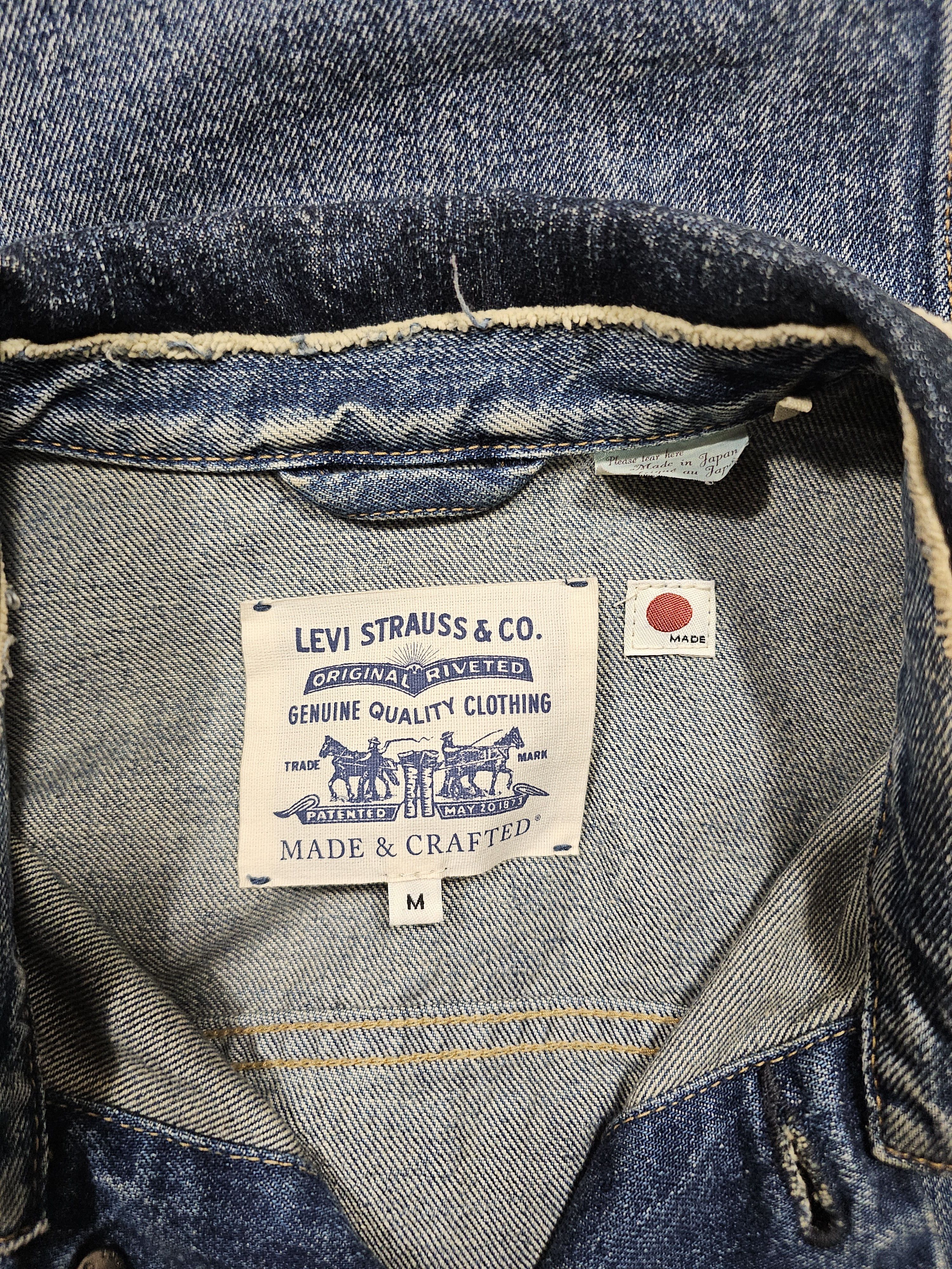 Levi's Made & Crafted Levi's Made & Crafted Denim Trucker Jacket Made in Japan Size US M / EU 48-50 / 2 - 8 Thumbnail