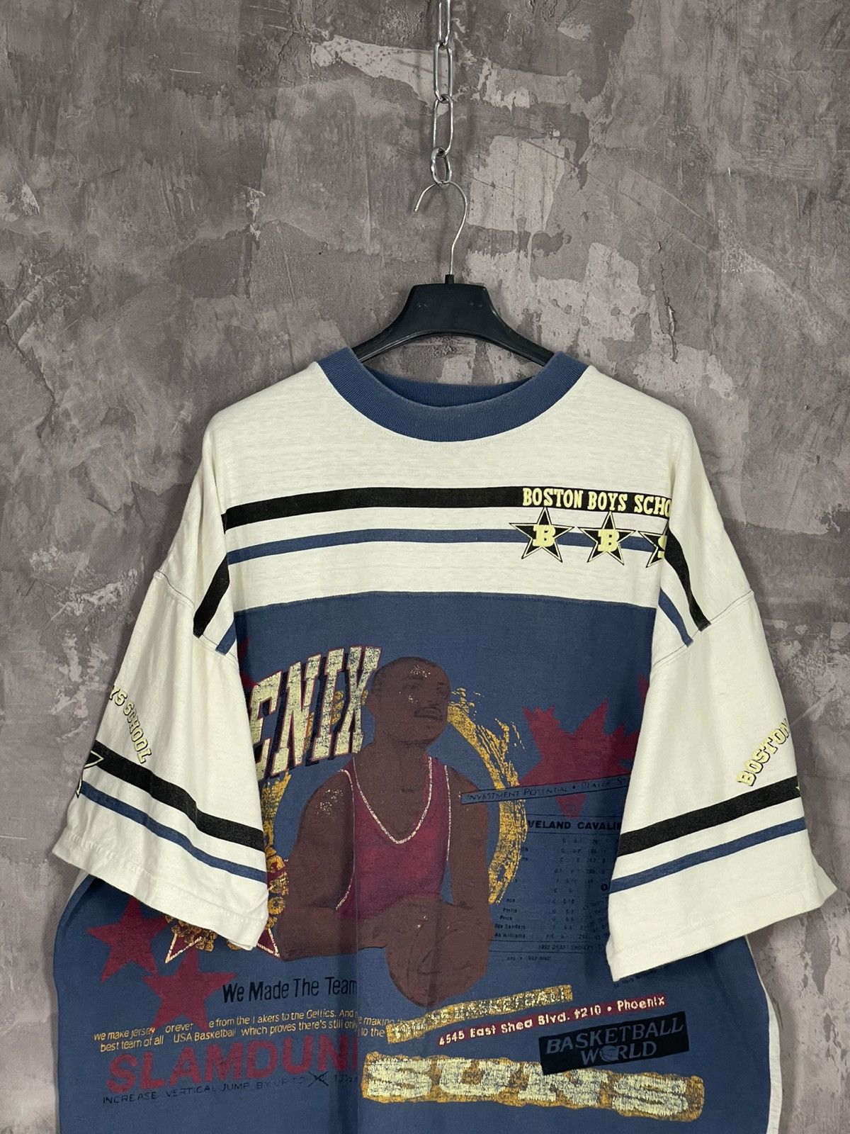 NBA × Vintage Vintage Boston Boys t shirt officially Licensed basketball Size US XL / EU 56 / 4 - 2 Thumbnail