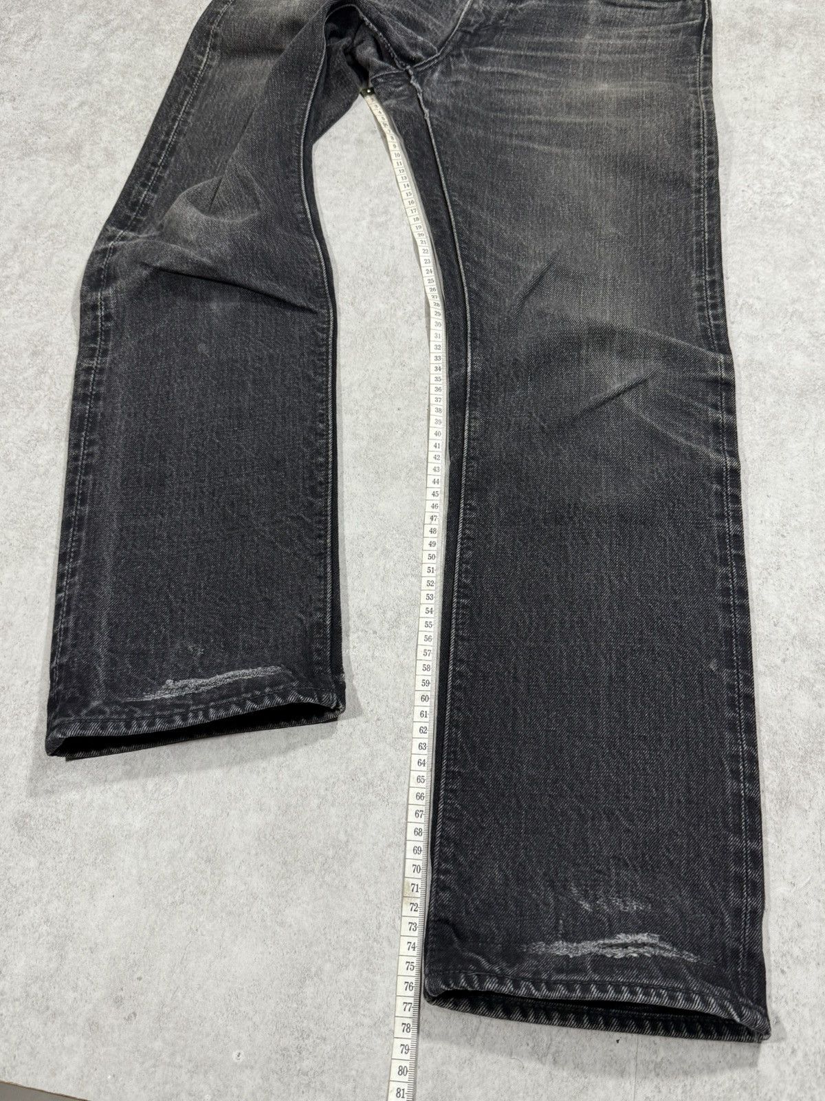 Orslow Orslow grey Selvedge denim Made in Japan S: 1 / 30US faded Size US 30 / EU 46 - 12 Thumbnail