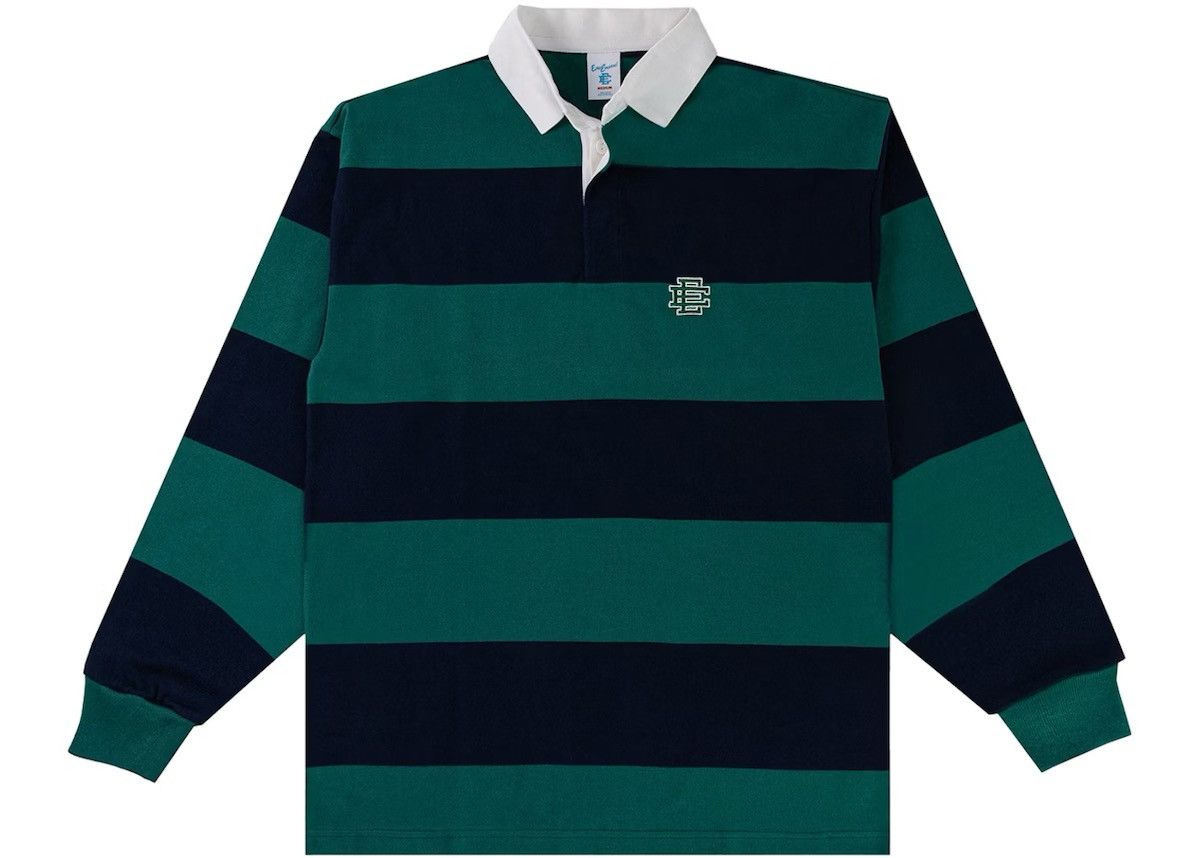 Eric Emanuel Eric Emanuel Navy Blue & green Striped Rugby (NWT) Size US S / EU 44-46 / 1 - 1 Thumbnail