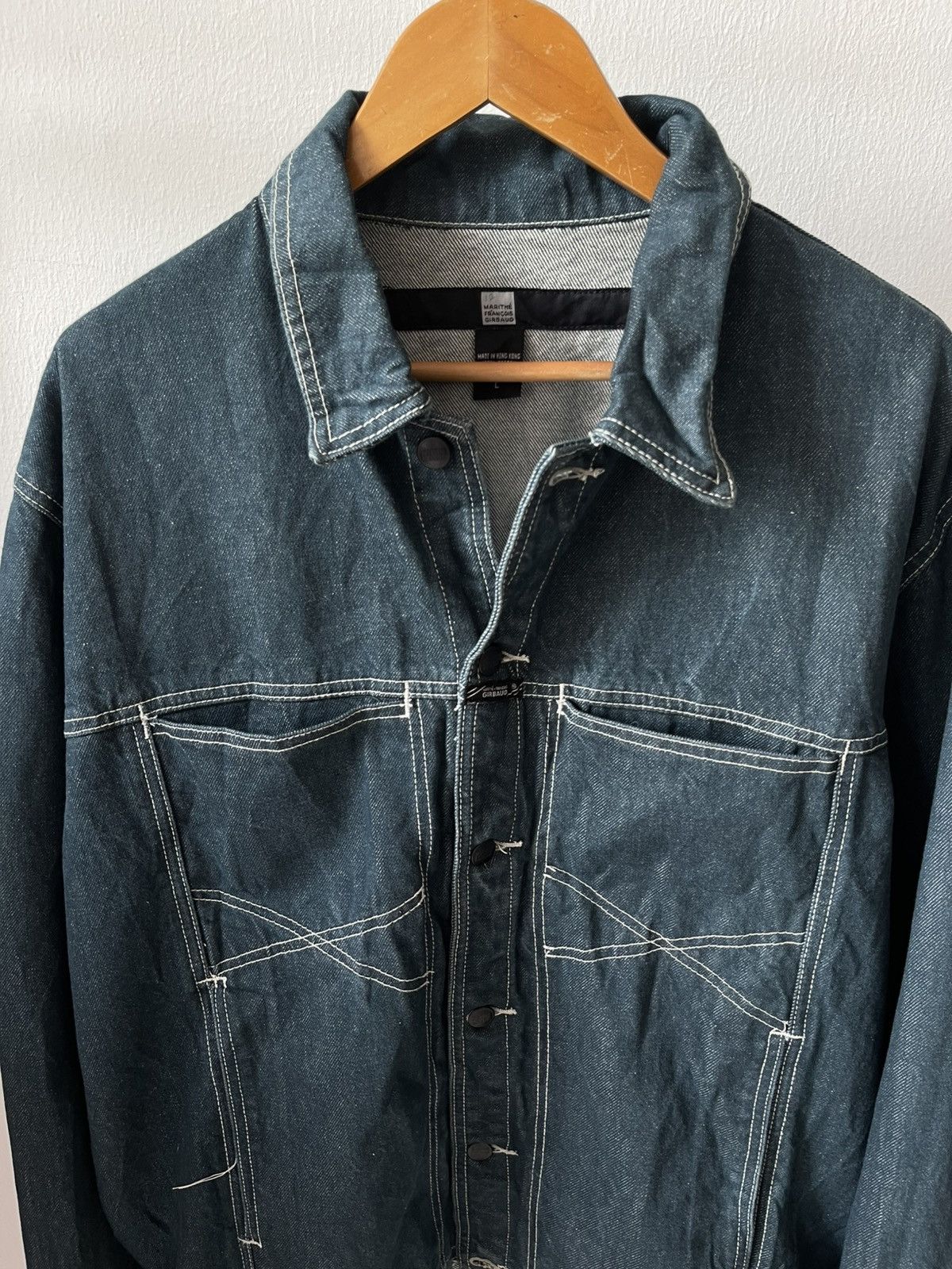 CLOSED × Marithe + Francois Girbaud 2000s Marithe Francois Girbaud Denim Jacket Size US XL / EU 56 / 4 - 14 Thumbnail
