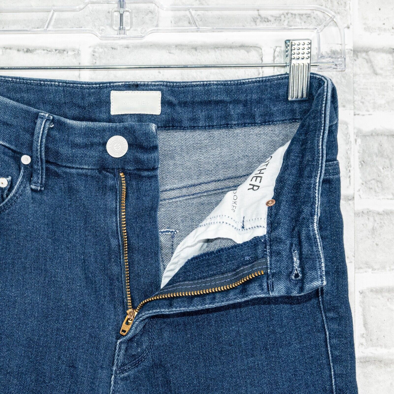 MOTHER MOTHER Denim High Rise Looker Ankle Jeans Blue Size 25" / US 0 / IT 36 - 3 Thumbnail