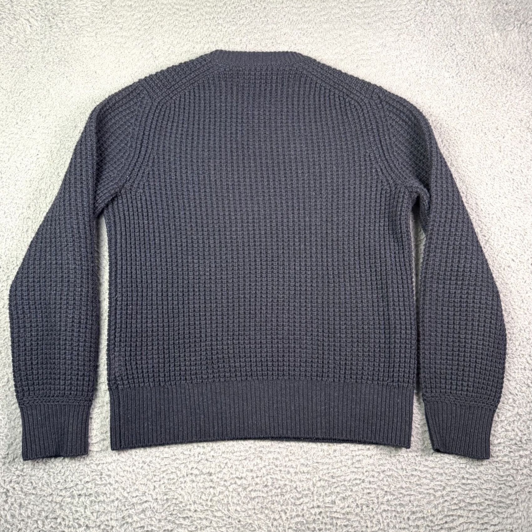 Buck Mason VINTAGE Buck Mason Herdsman Crew Sweater Mens M Dark Navy Merino Wool Cashmere Blend Size US M / EU 48-50 / 2 - 4 Thumbnail