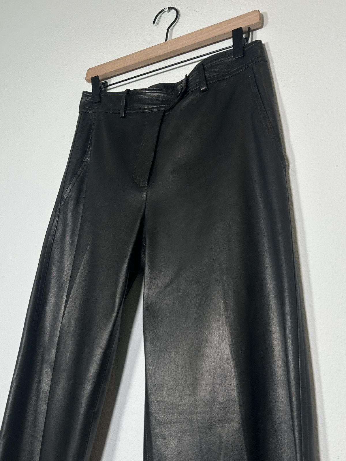 Helmut Lang FW24 Lamb Leather Trousers Size US 30 / EU 46 - 2 Thumbnail
