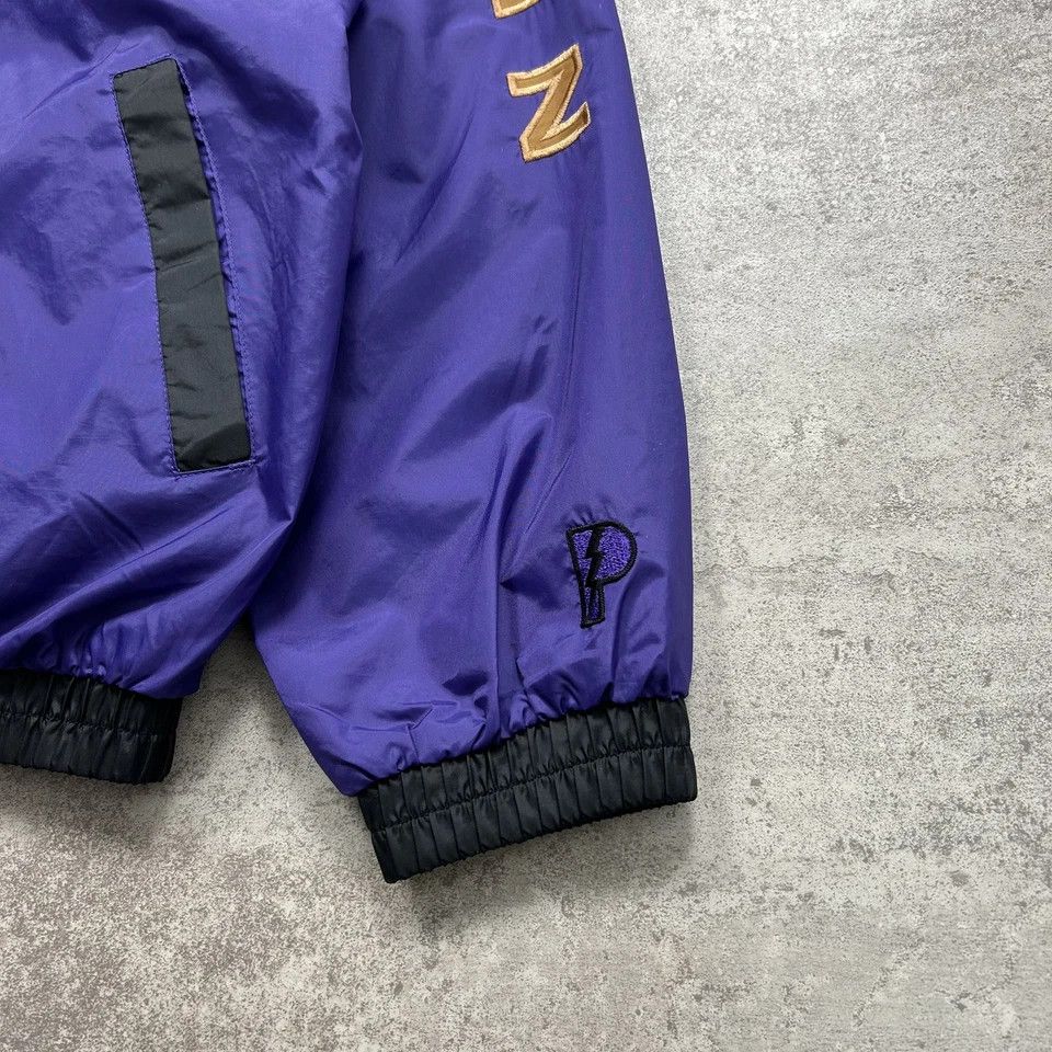 NBA × Vintage UTAH JAZZ PRO PLAYER WINDBREAKER JACKET SPELL OUT YOUTH Size US XL / EU 56 / 4 - 3 Thumbnail