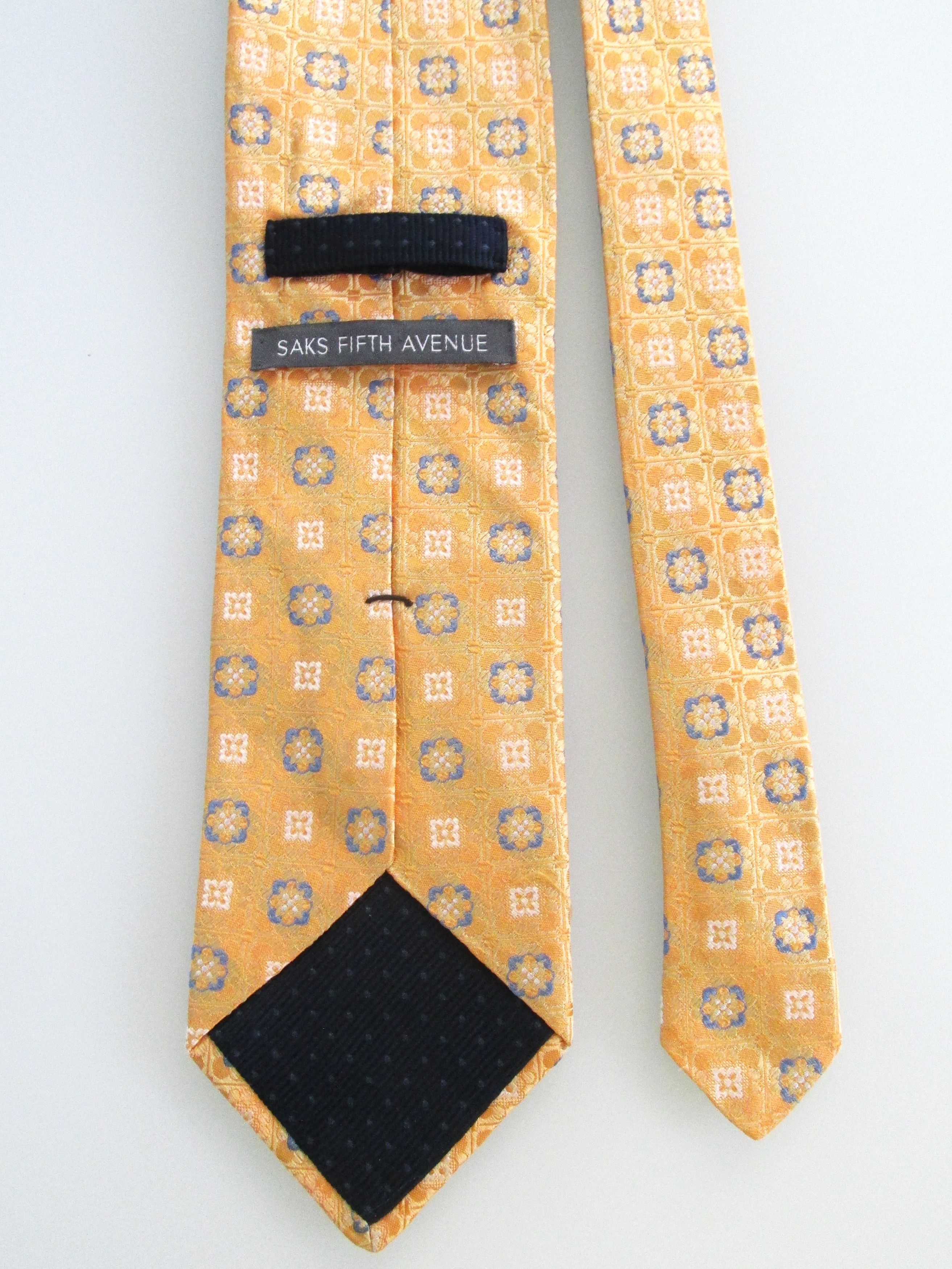 Saks Fifth Avenue Saks Fifth Avenue Men's Silk Tie Size ONE SIZE - 4 Thumbnail