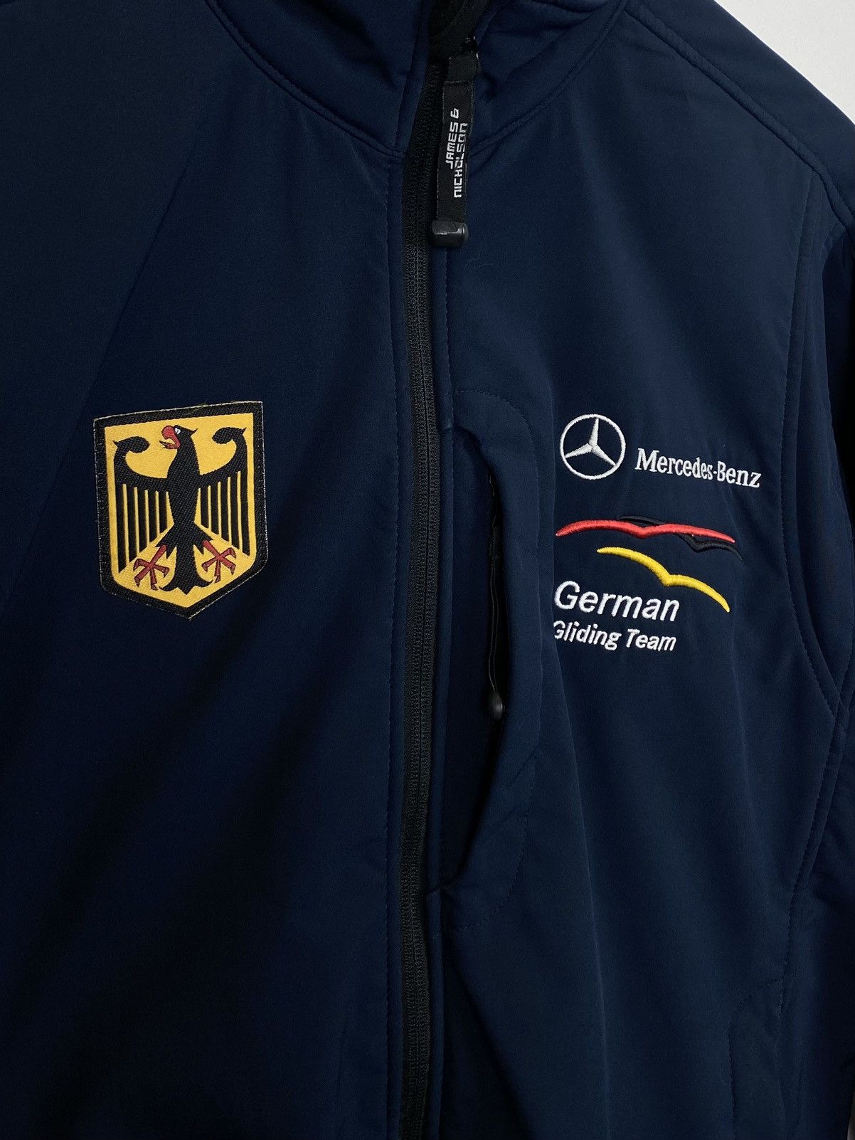 Mercedes-Benz Vintage James & Nicholson Mercedes-Benz Racing Jacket Blue Size US S / EU 44-46 / 1 - 5 Thumbnail