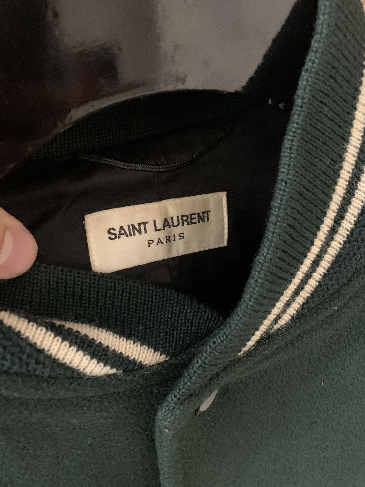 Saint Laurent Paris Saint Laurent 2016FW exclusive forest green teddy Size US S / EU 44-46 / 1 - 2 Thumbnail