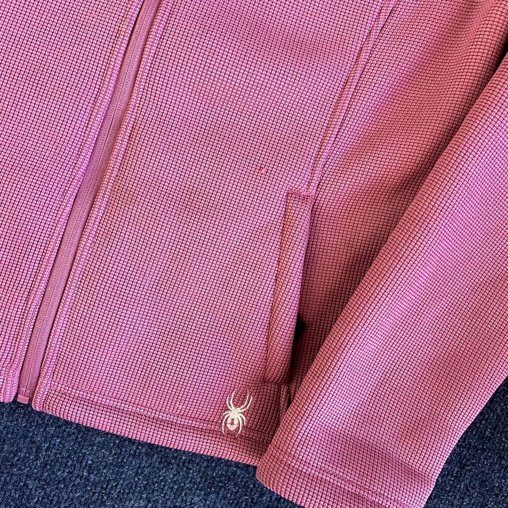 Spyder Spyder Fleece Jacket Womens Large Pink Full Zip Outdoor Size L / US 10 / IT 46 - 2 Thumbnail
