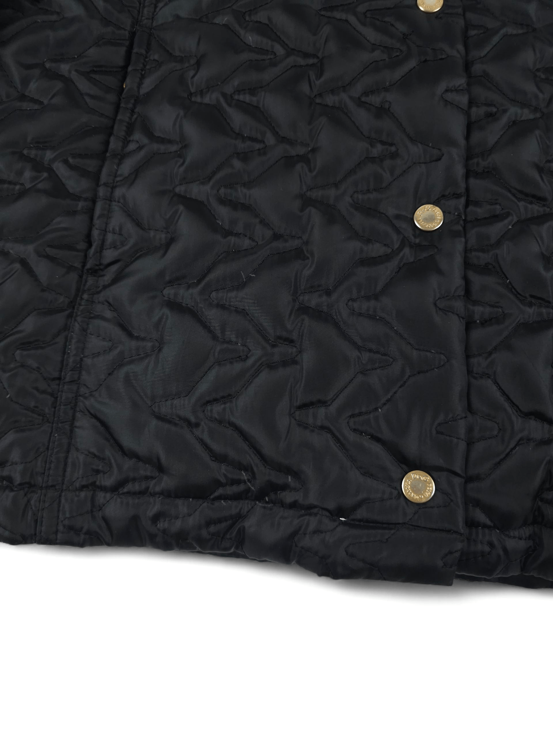 Dolce & Gabbana 💎 Dolce & Gabbana Black Quilted Down Jacket Size L Size L / US 10 / IT 46 - 7 Thumbnail