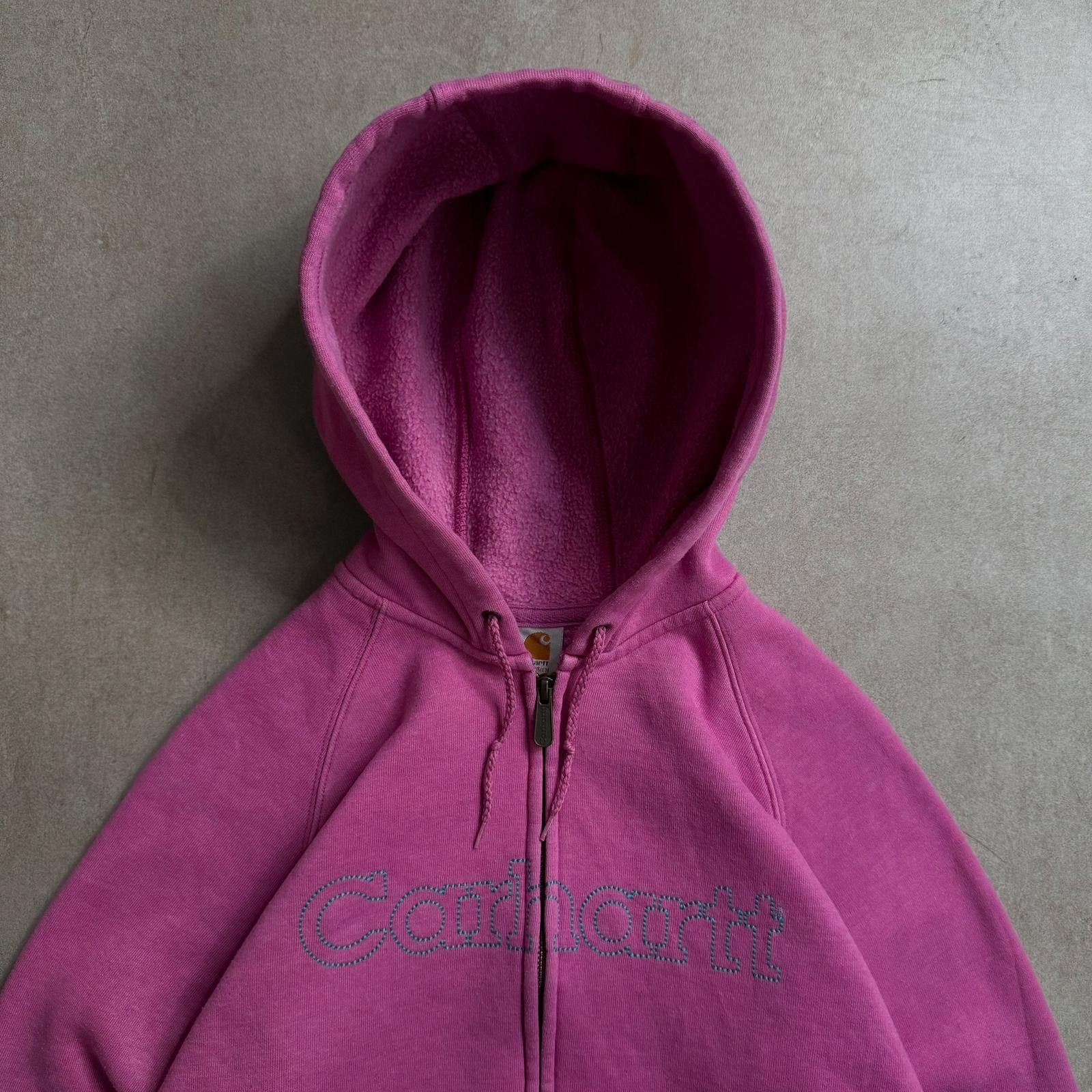Carhartt 2000s Carhartt Pink Zip Hoodie - S Size US S / EU 44-46 / 1 - 5 Thumbnail