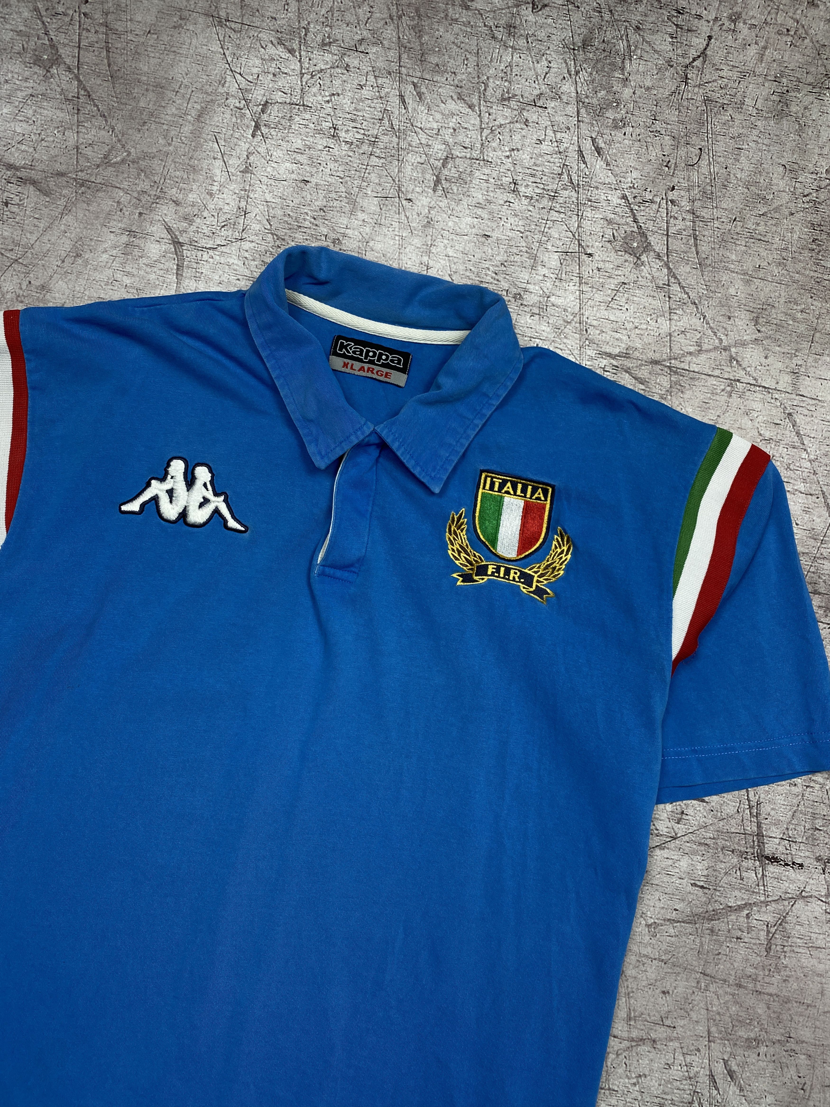 Kappa × Vintage Kappa Italia Vintage Mens Polo Shirt Size US XL / EU 56 / 4 - 2 Thumbnail