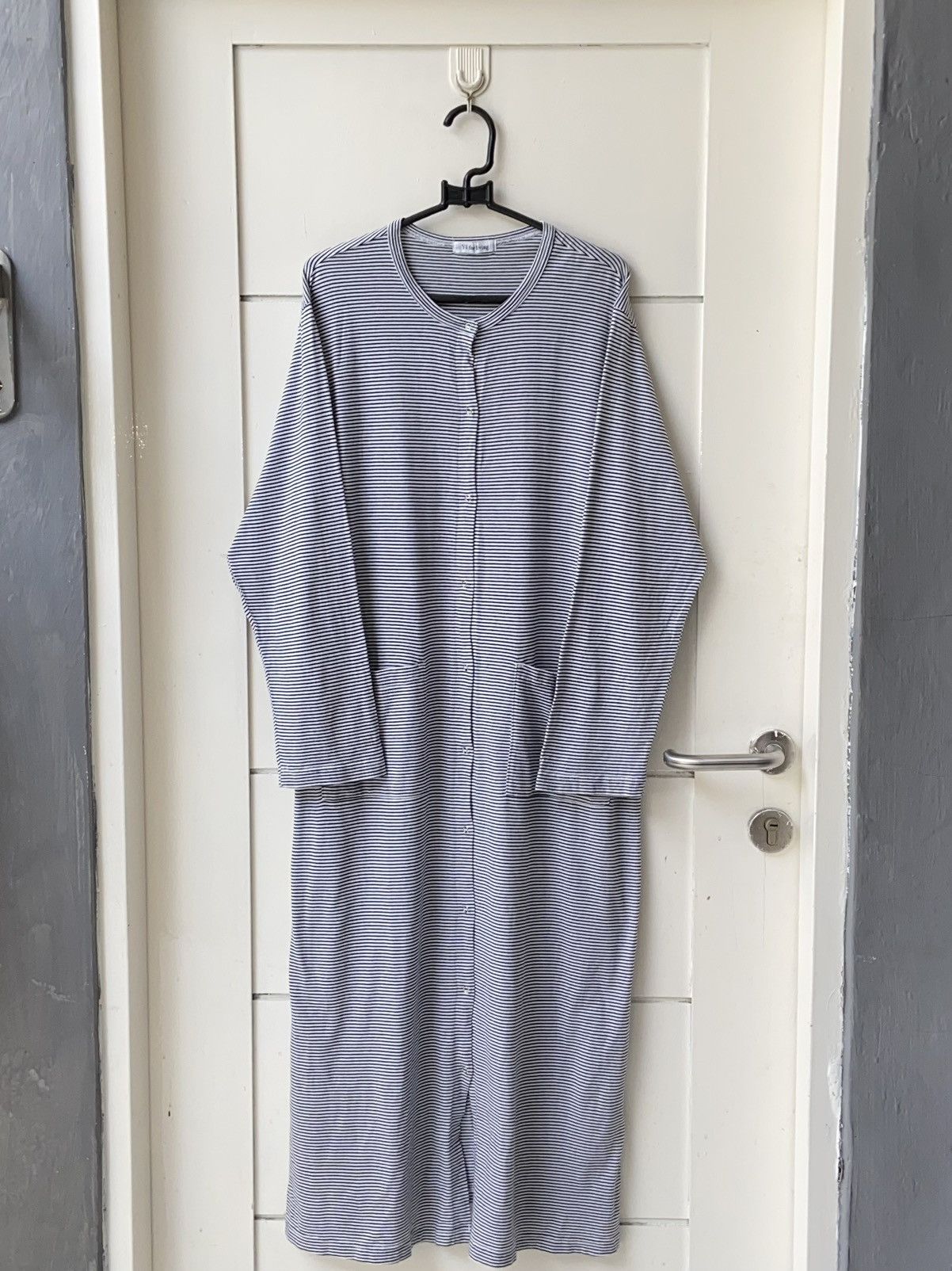 Y's × Yohji Yamamoto Y’S FOR LIVING Striped Long Cardigan Size US S / EU 44-46 / 1 - 1 Thumbnail