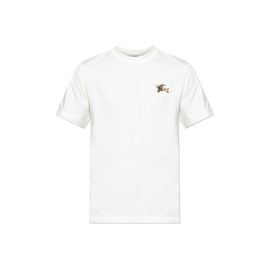 Burberry Seth White T-Shirt Men's Size:Xl;), Men's