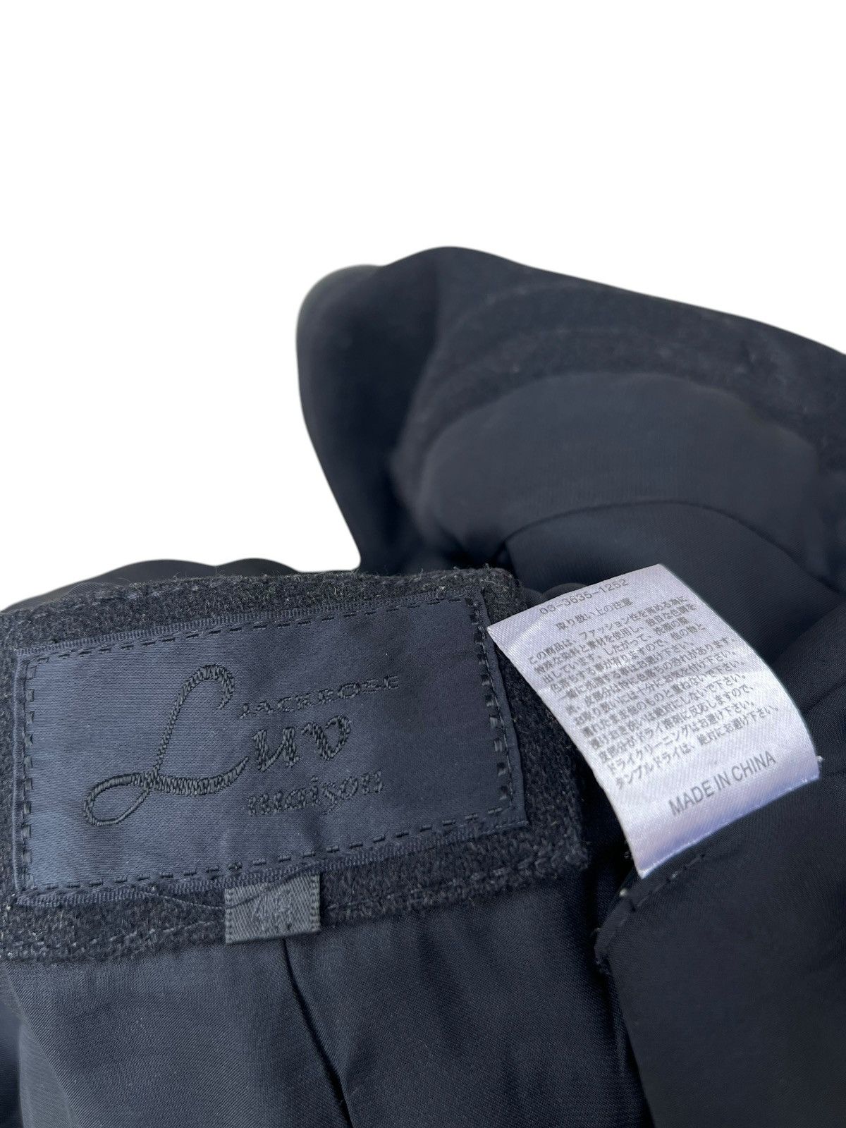 If Six Was Nine × JACKROSE × Le Grande Bleu (L.G.B.) Jackrose Luv Maison Wool Leather Hoodie Bondage Bono Jacket Size US M / EU 48-50 / 2 - 12 Thumbnail