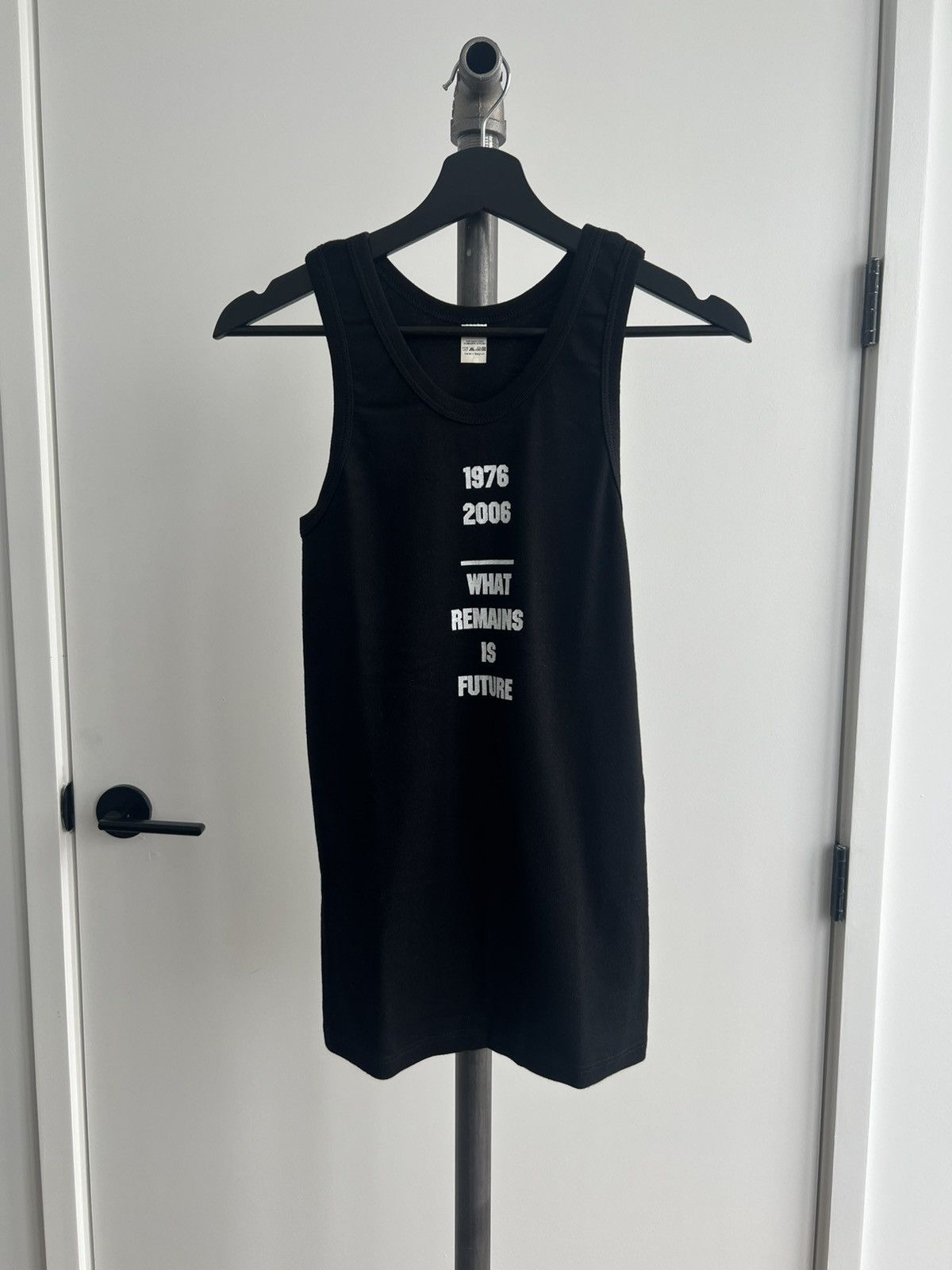 Pre-owned Ann Demeulemeester Midwest Tokyo 30th Anniversary "what Remains" Tank In Black