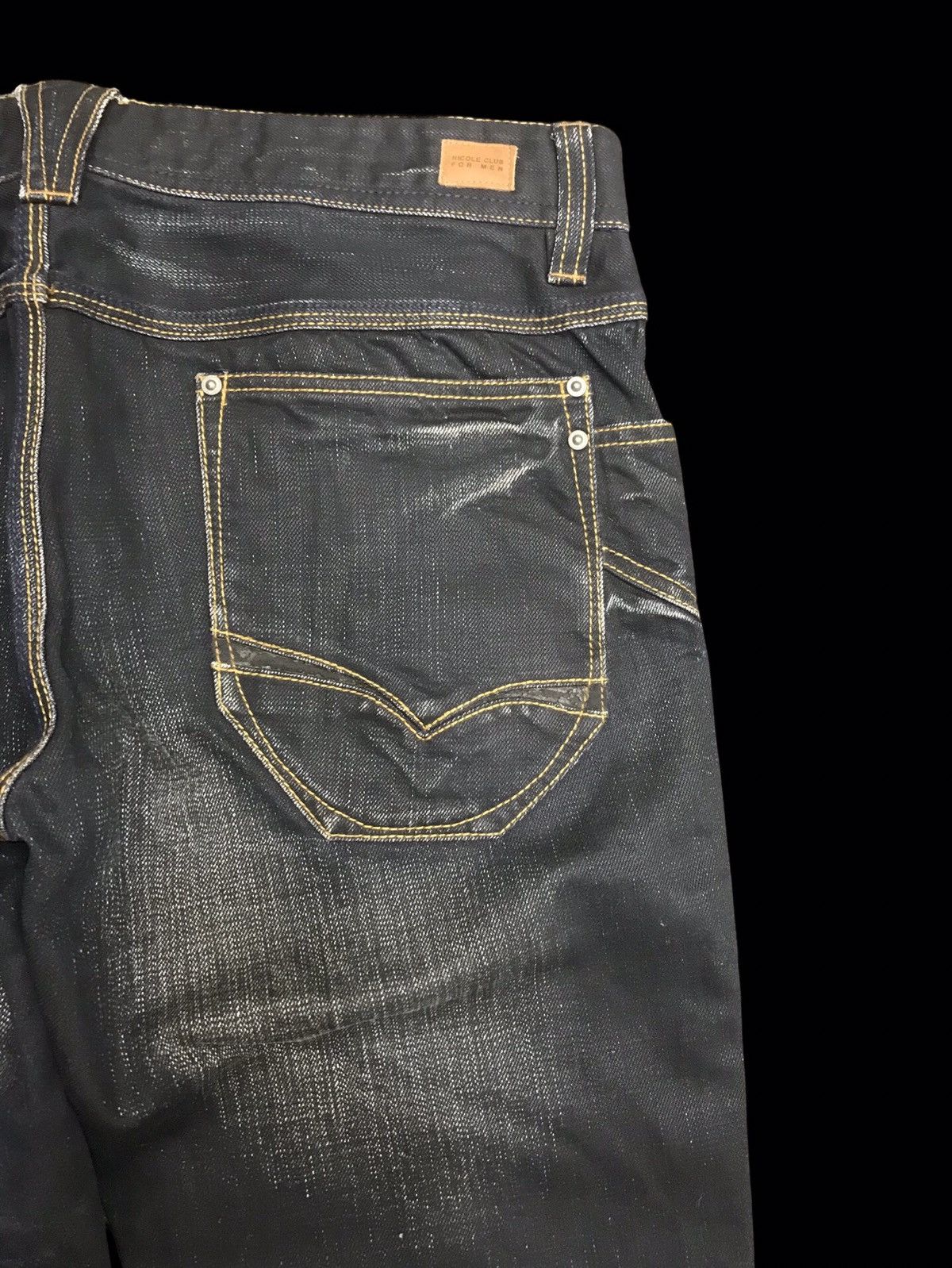 Japanese Brand 💥FLARE💥NCFM Stylish Fades Flare Bush Denim F115 Size US 34 / EU 50 - 11 Thumbnail