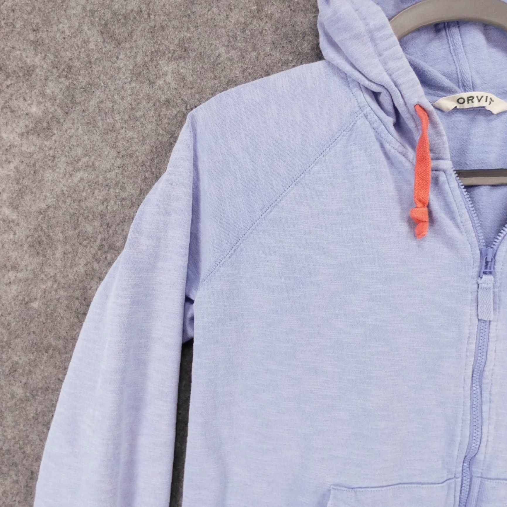 Orvis Orvis Jacket Womens Small Hoodie Jersey Blue Full Zip w Pockets Size S / US 4 / IT 40 - 3 Thumbnail