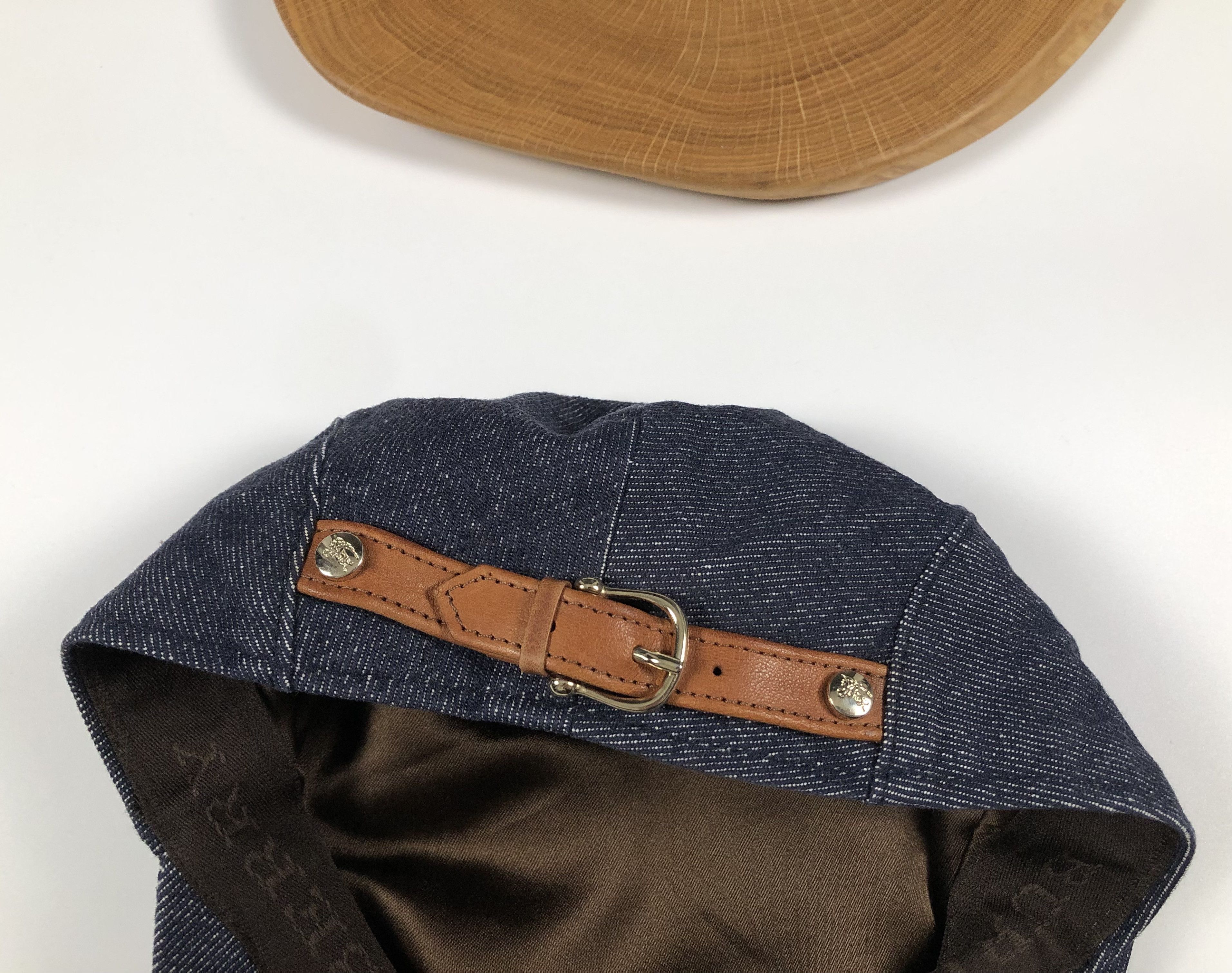 Burberry Burberry Blue Denim Women’s Cap Size ONE SIZE - 8 Thumbnail