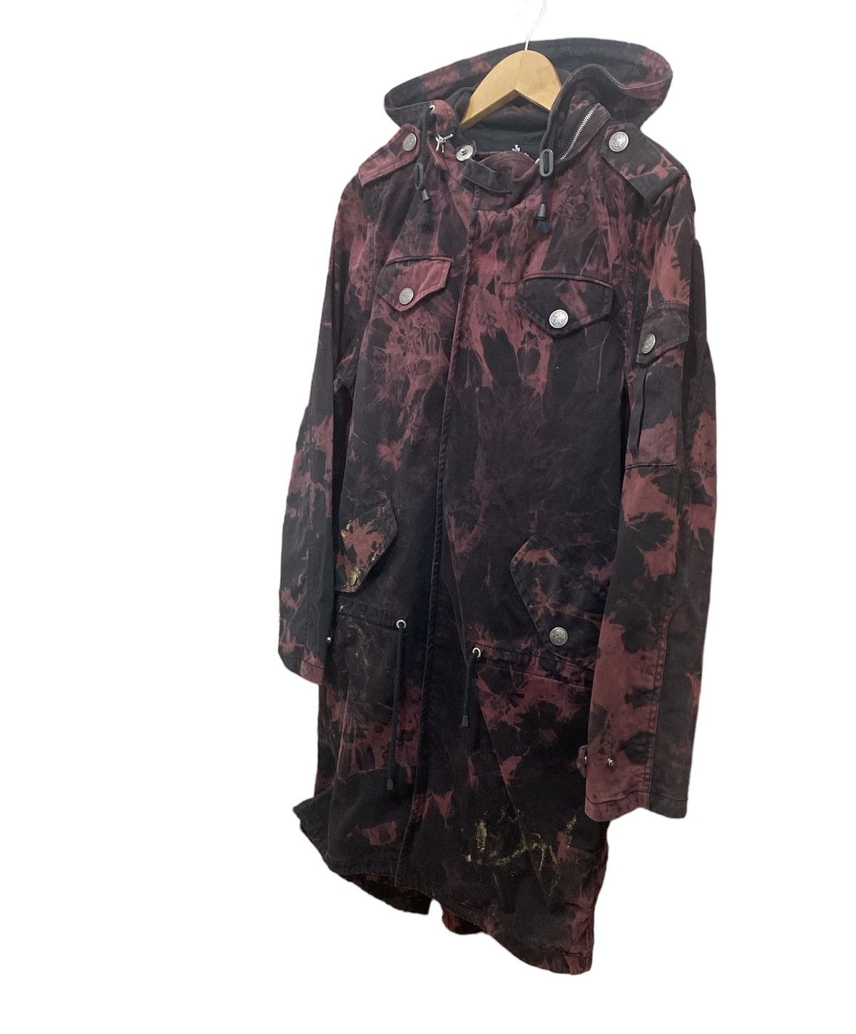 If Six Was Nine BERNINGS-SHO RED SKULL CAMOUFLAGED FISHTAIL JACKET Size US L / EU 52-54 / 3 - 5 Thumbnail