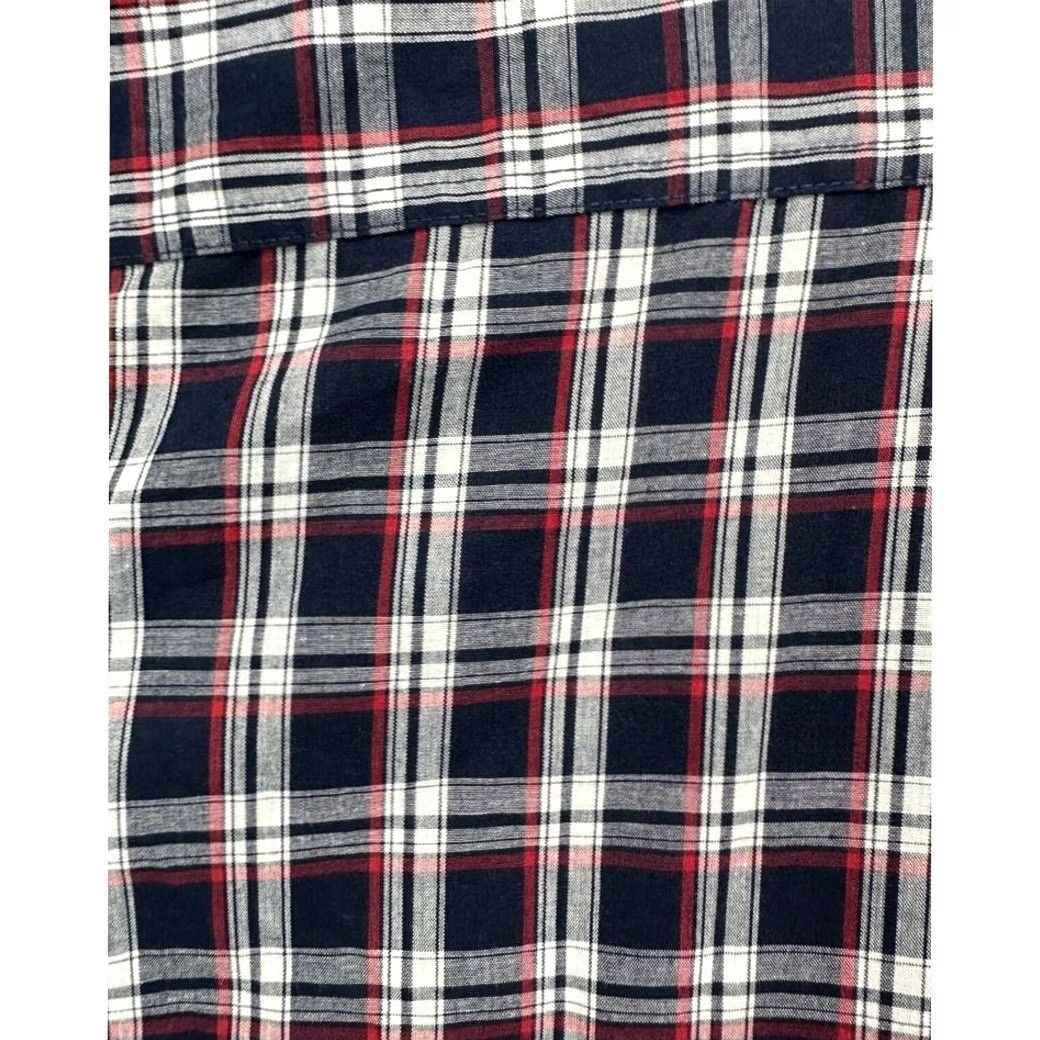 Wrangler Wrangler Mens Adult Large Blue Plaid Riata Button Down Long Sleeve Pocket Shirt Size US L / EU 52-54 / 3 - 6 Thumbnail