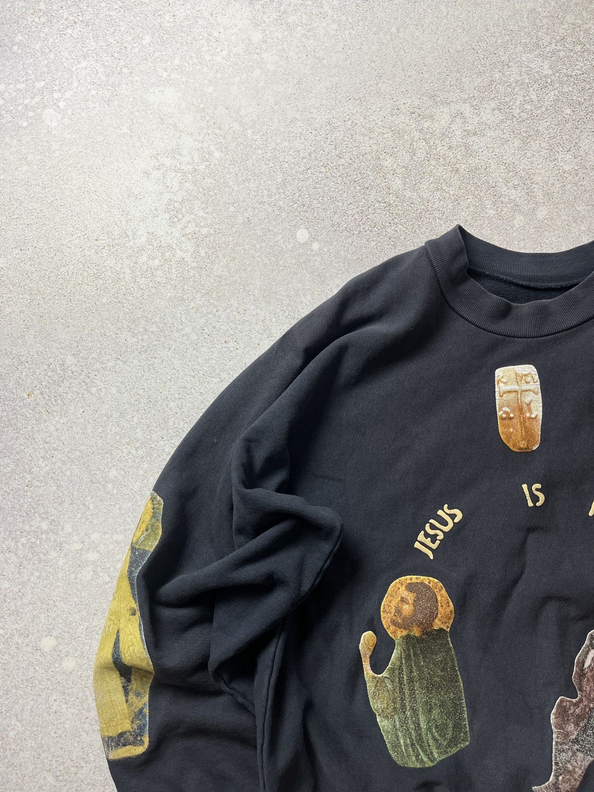 Yeezy JESUS IS KING SWEATSHIRT CREWNECK KANYE WEST YE Size US S / EU 44-46 / 1 - 3 Thumbnail