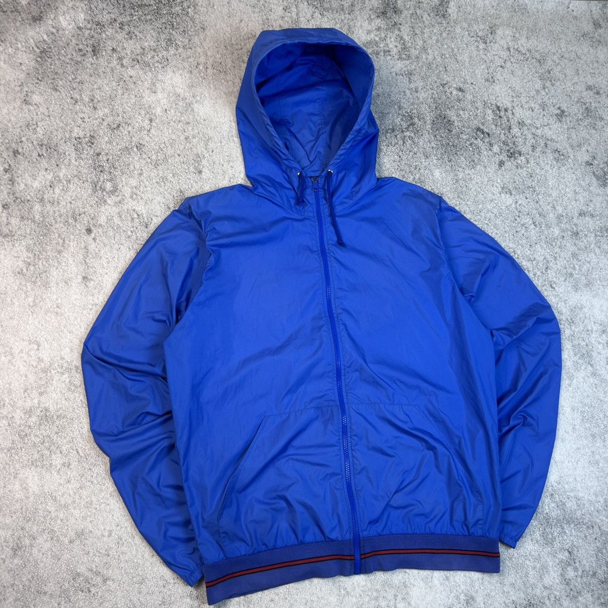 Gucci Luxury Gucci Light Jackets Jaquard Blue Rain Coat Size US L / EU 52-54 / 3 - 4 Thumbnail