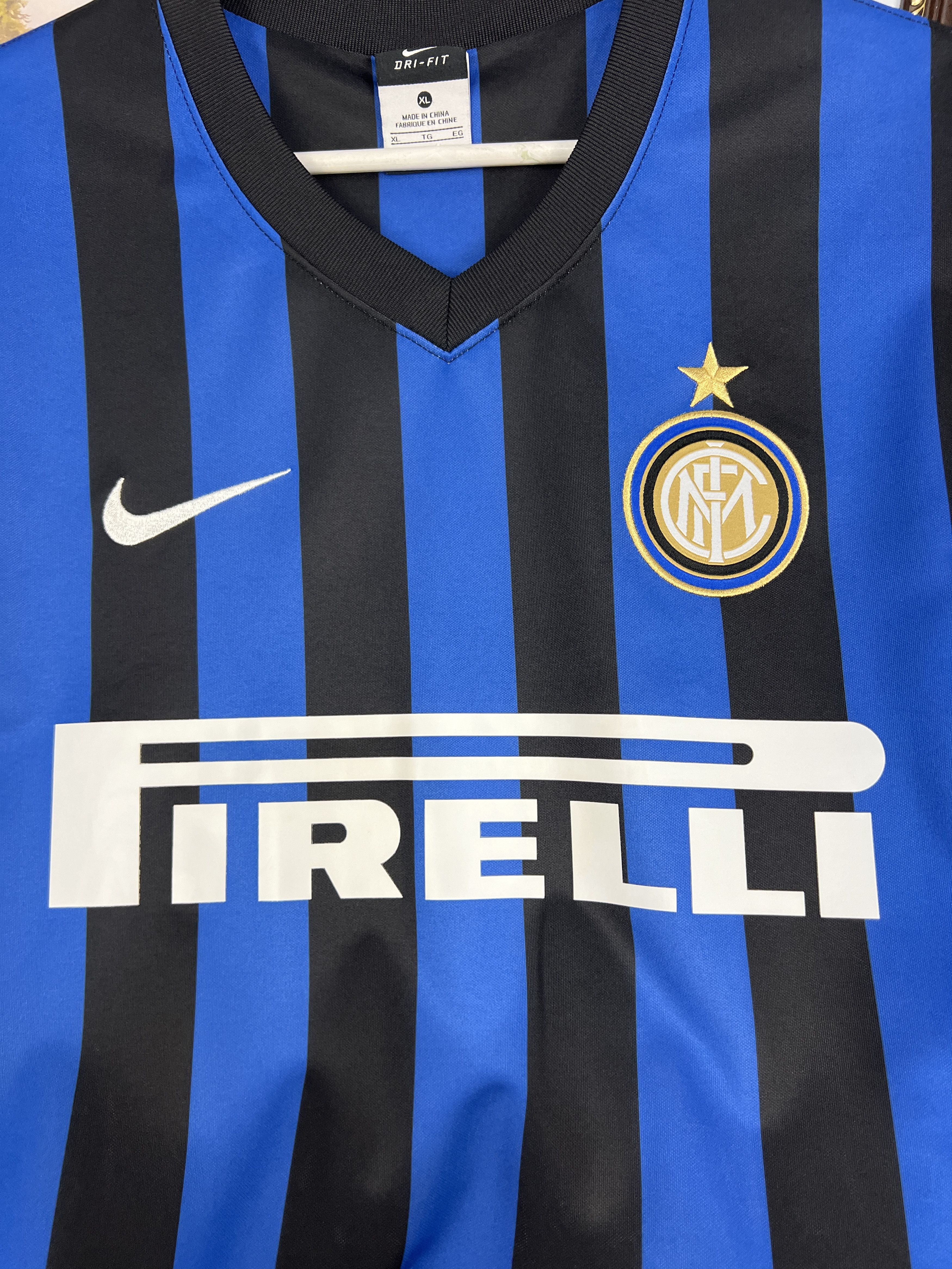 Nike Inter Milan Home football shirt 2010 Soccer Nike Jersey Size US XL / EU 56 / 4 - 3 Thumbnail