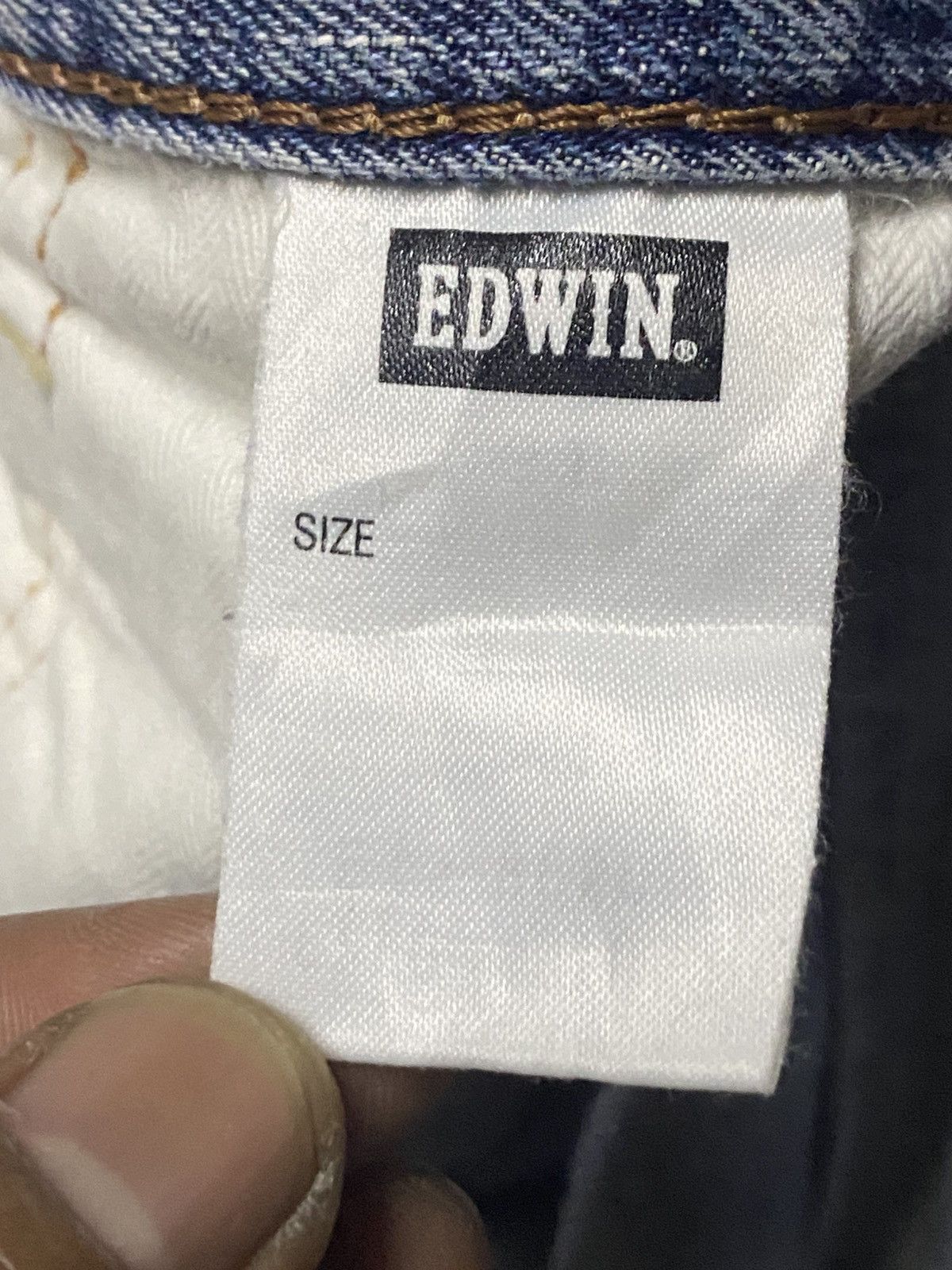Japanese Brand Vintage Edwin Faded Wash Distressed Loose Jeans Size US 32 / EU 48 - 17 Thumbnail