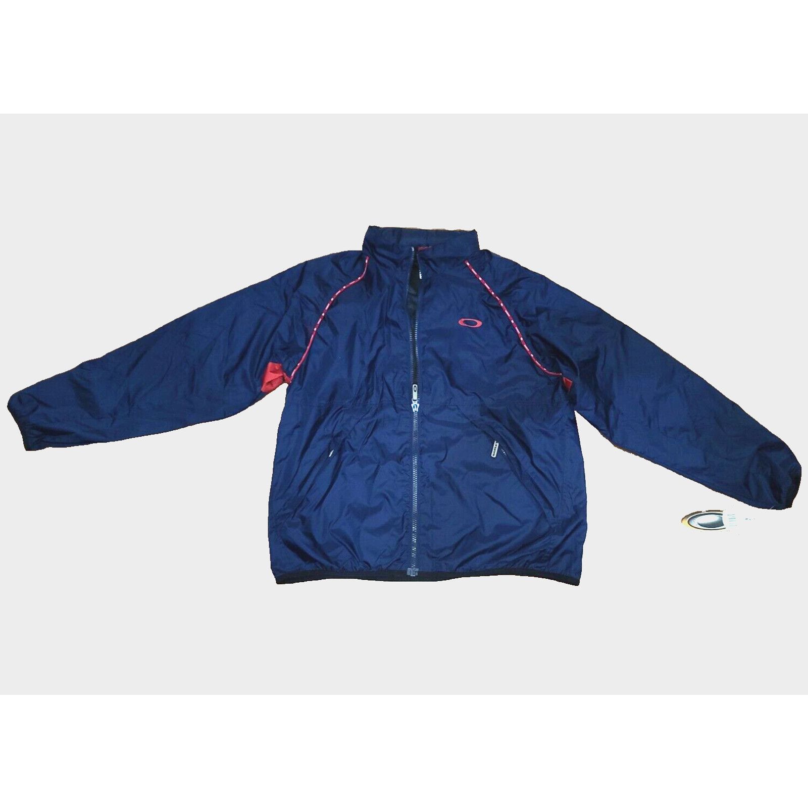 Oakley Men's Jacket Water Repellant Hood Nylon Windbreaker L