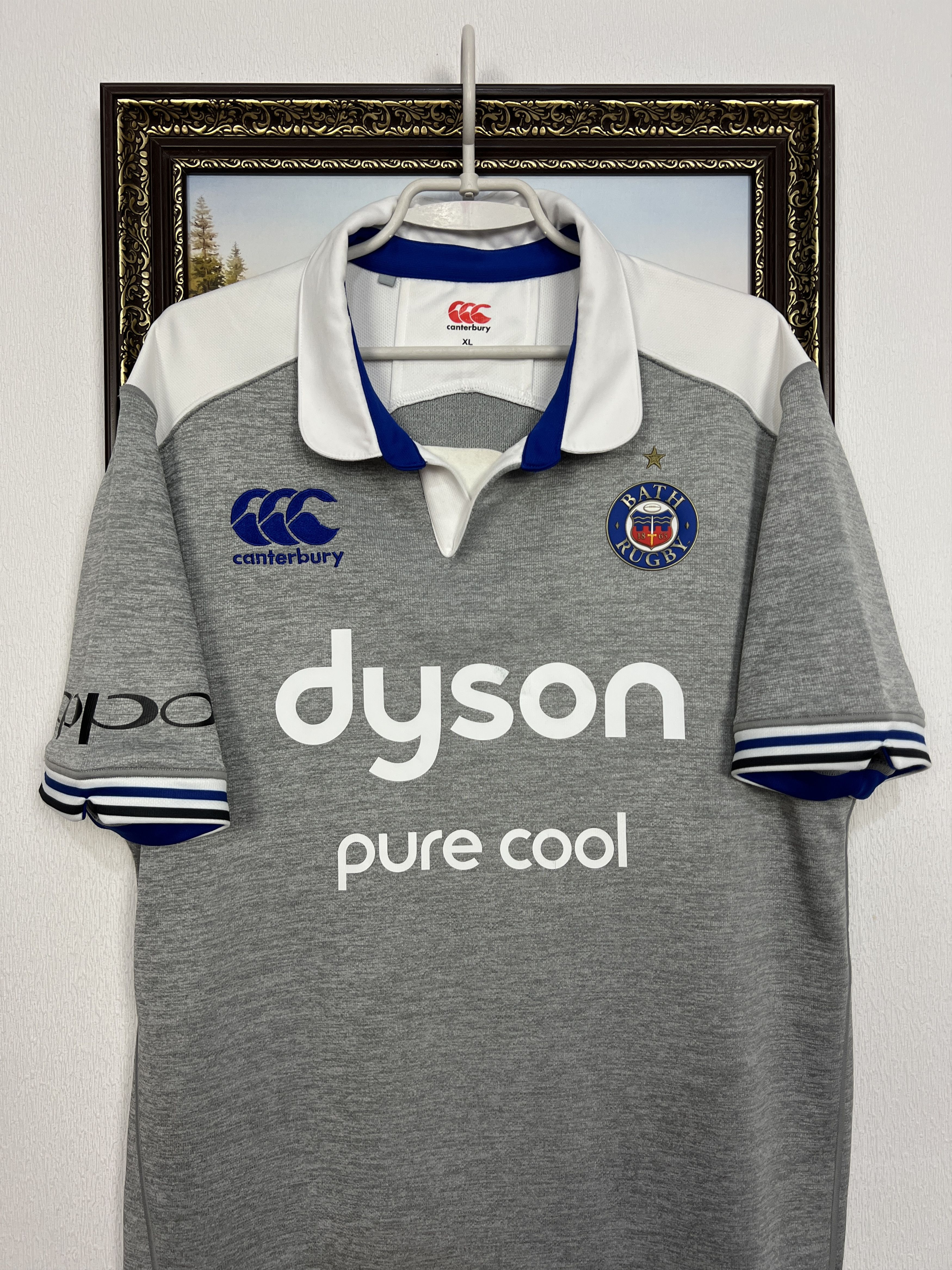 Vintage Bath Rugby Union Dyson Jersey Trikot Sport Shirt Rare Size US XL / EU 56 / 4 - 2 Thumbnail