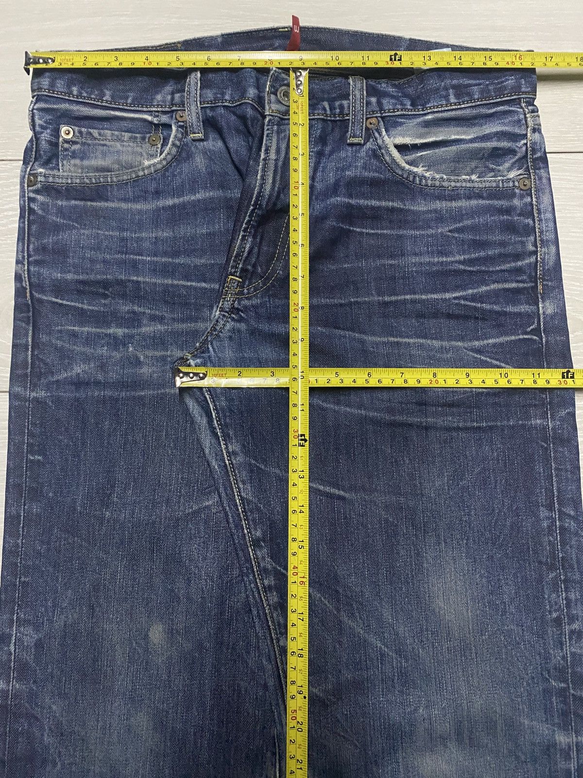 Undercover Vintage Japanese Brand Uniqlo S-002 Distressed Loose Jeans Size US 33 - 12 Thumbnail