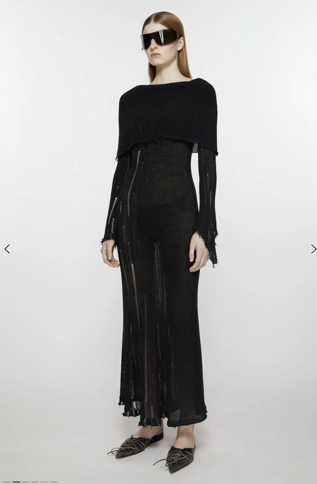 Acne Studios Acne Studios Open Knit Dress Size S / US 4 / IT 40 - 2 Thumbnail