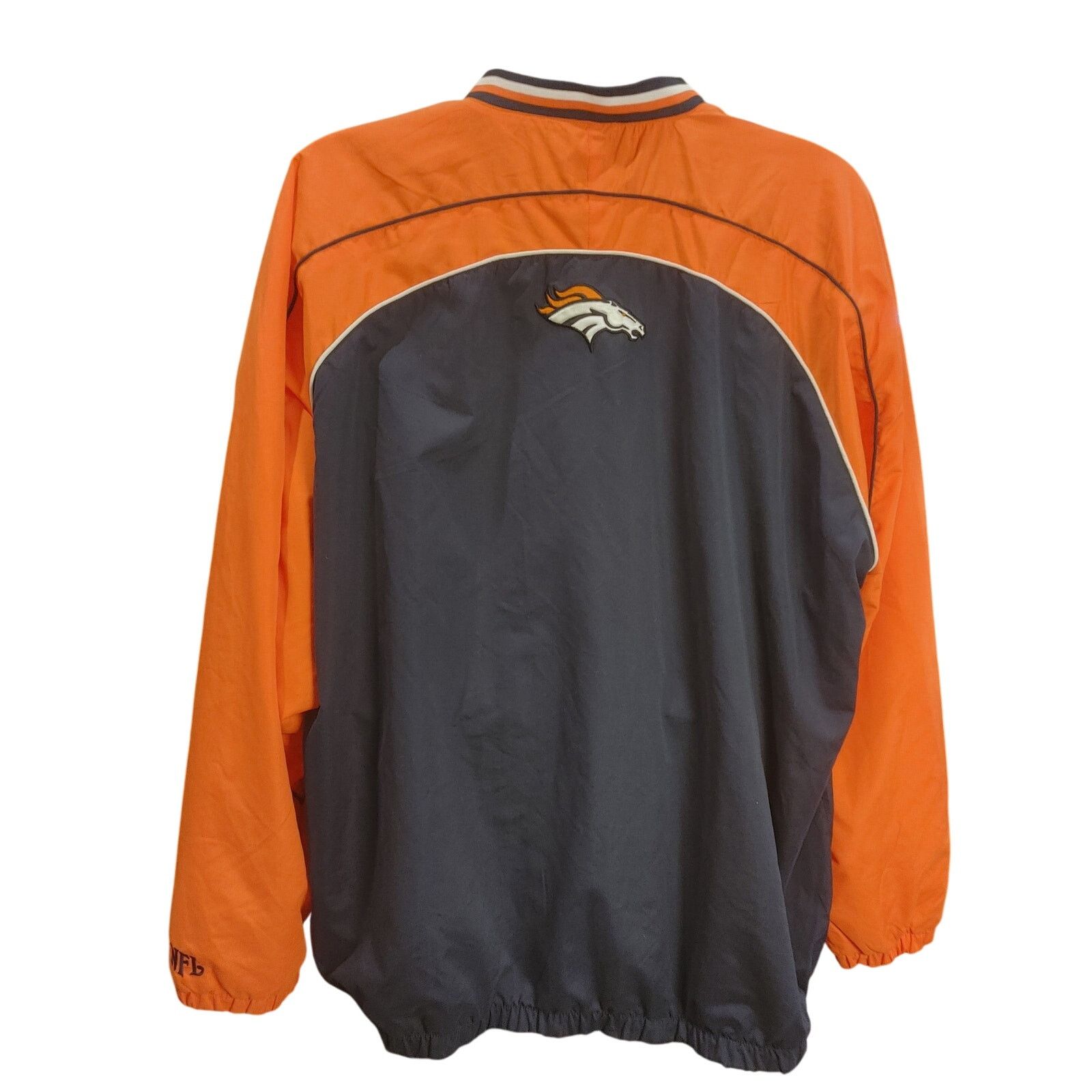 NFL NFL Denver Bronco's 3XL Orange/Black Pullover Lined Jacket Size US XXL / EU 58 / 5 - 2 Thumbnail