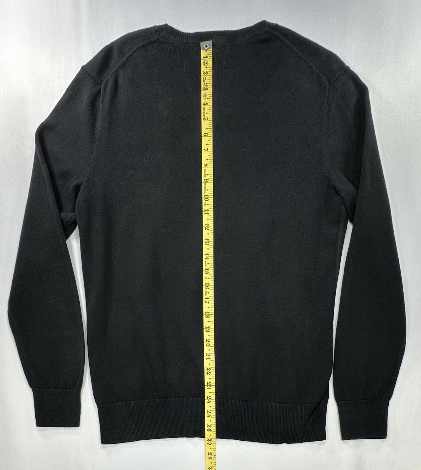 Gap Gap 100% Cotton Long Sleeve V-Neck Sweater Black Mens S Size US S / EU 44-46 / 1 - 3 Thumbnail