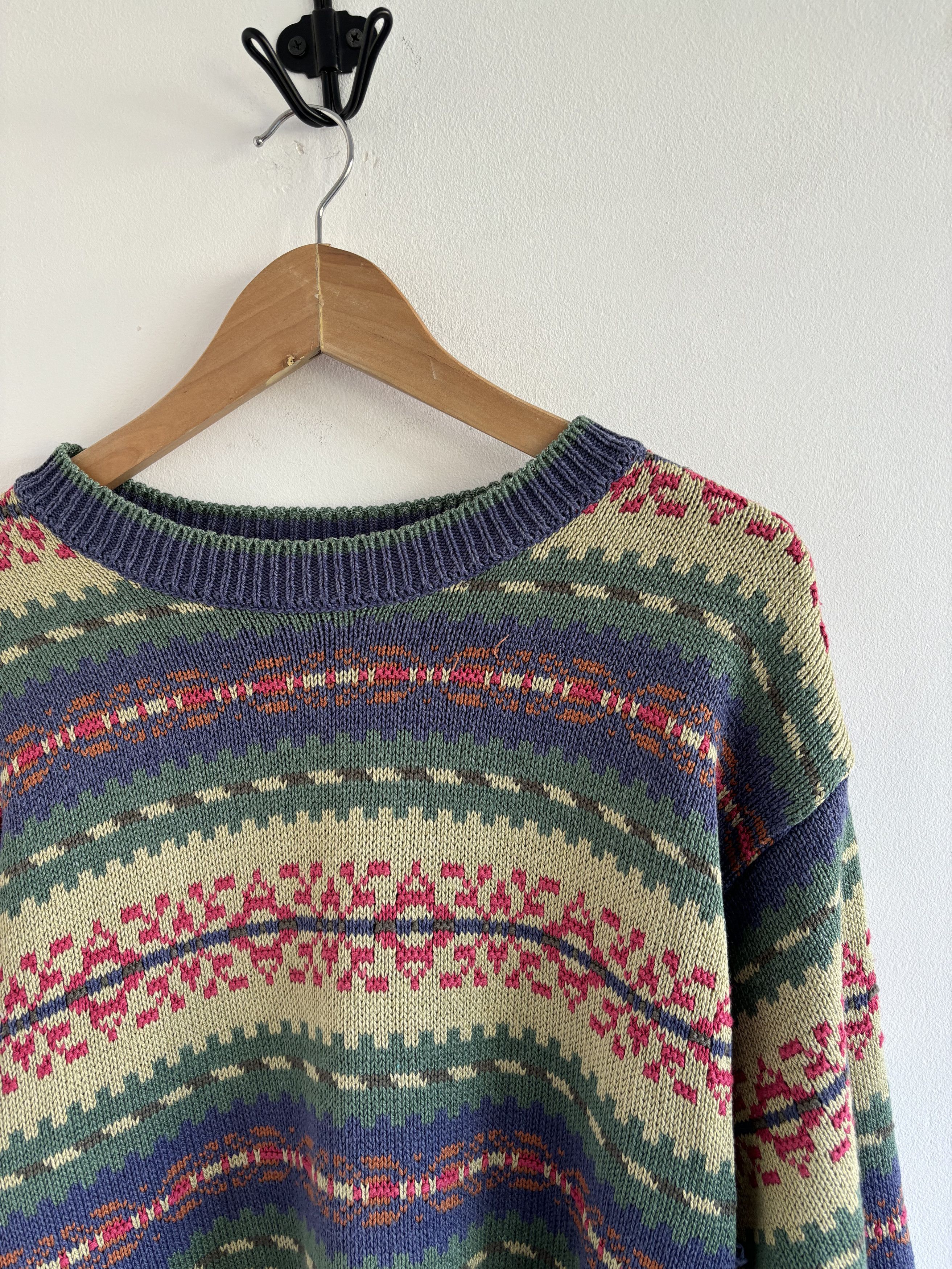 Vintage Vintage Knitted Sweater Pattern Size US M / EU 48-50 / 2 - 4 Thumbnail