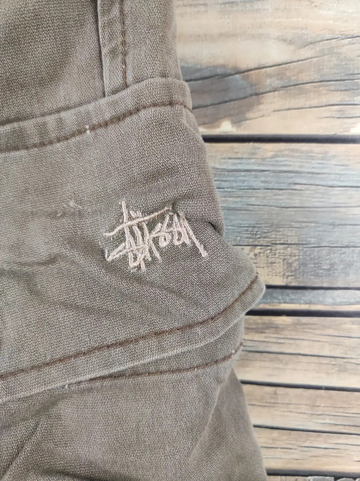 Stussy DL Stussy Olive Multipocket Tactical Jumpsuits cargo #2678 Size US 27 - 21 Thumbnail