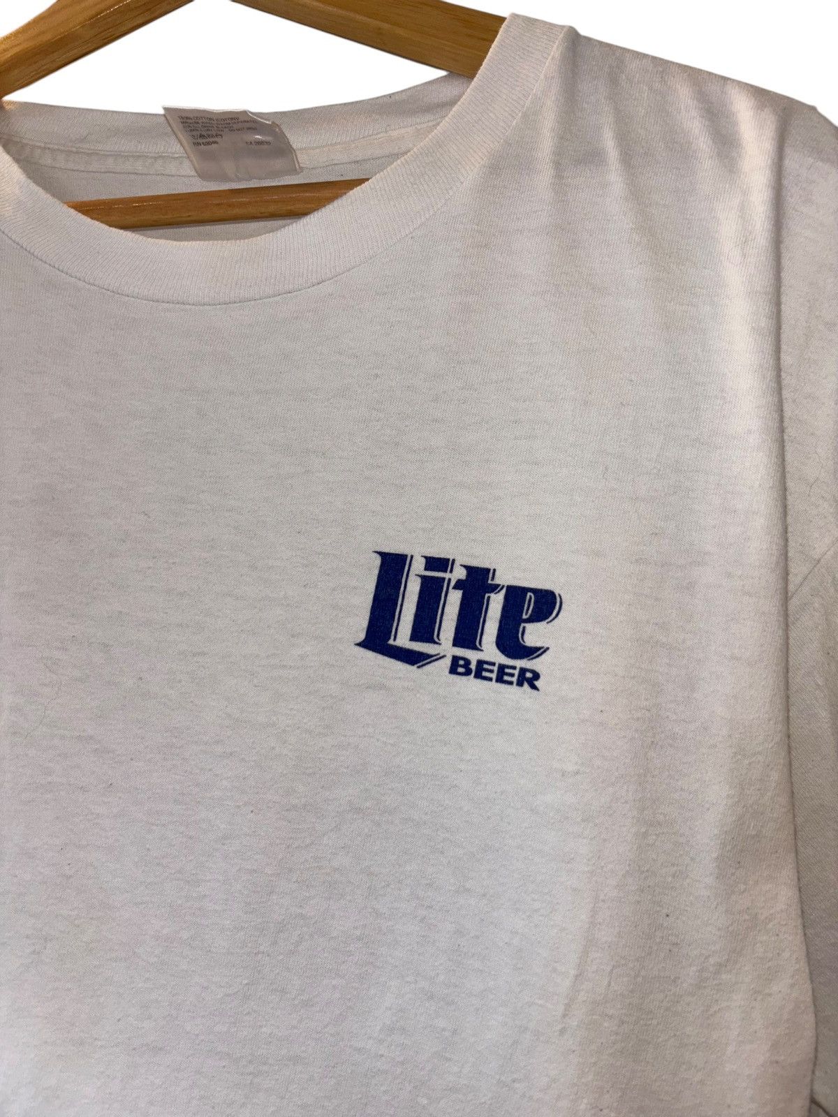 Tultex × Vintage Vintage 90’s Miller Lite “Full Contact Golf” Tultex T-Shirt Size US XL / EU 56 / 4 - 3 Thumbnail