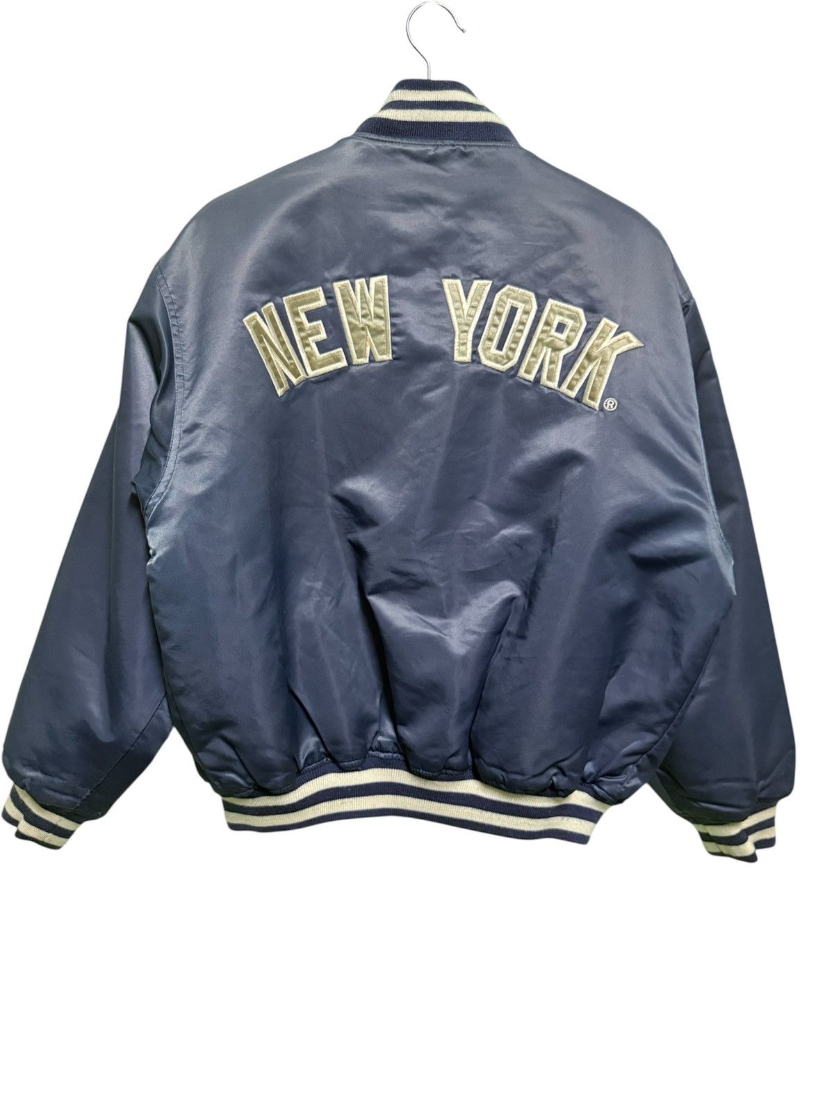 MLB Vintage New York Yankees Revisable Bomber Jacket Size US L / EU 52-54 / 3 - 2 Thumbnail