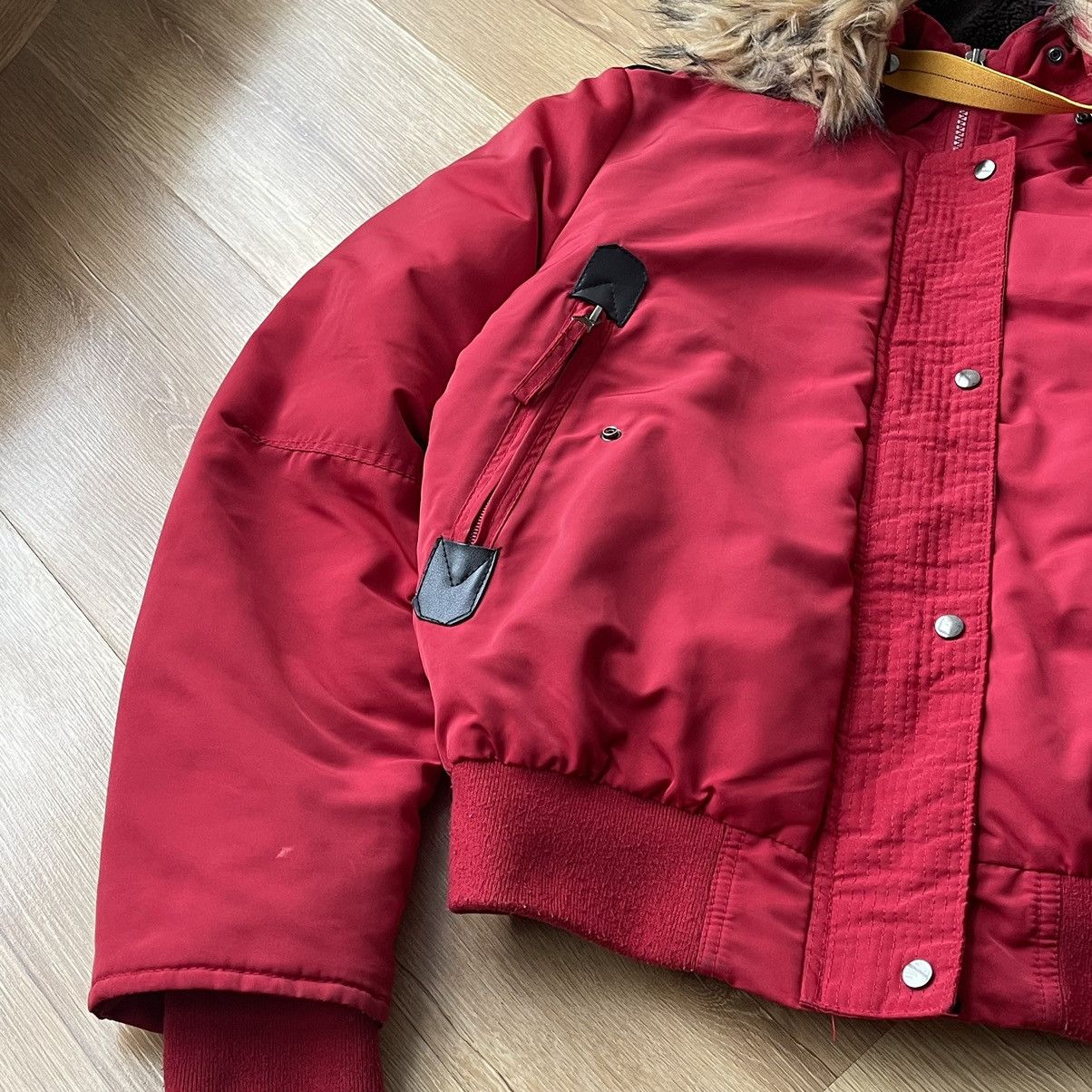 If Six Was Nine Vintage Parajumpers Style Fur Cropped Bomber Jacket LGB Size US S / EU 44-46 / 1 - 7 Thumbnail