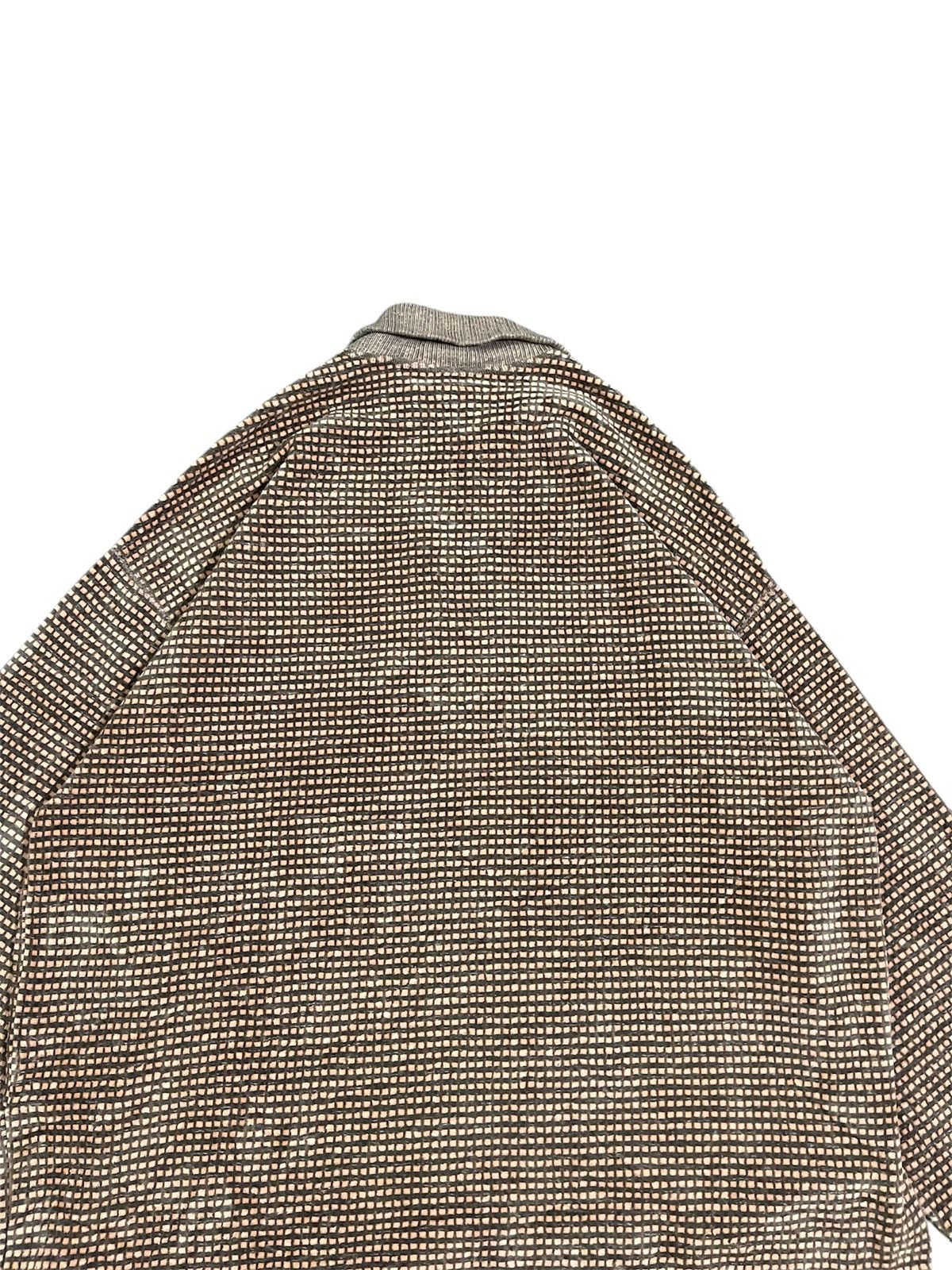 Celine Vintage 80s Celine Halfzip Brown Velvet Sweater Size US L / EU 52-54 / 3 - 6 Thumbnail