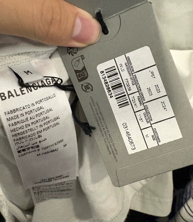Balenciaga Balenciaga Letter Logo printed T-shirt with round neck and Size US M / EU 48-50 / 2 - 4 Thumbnail