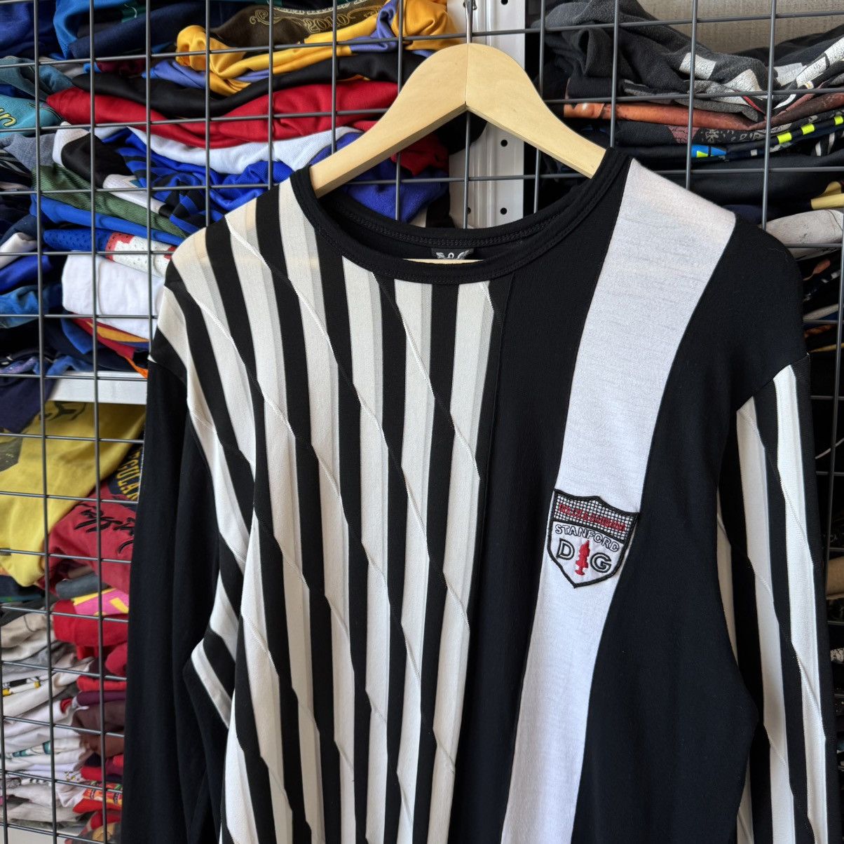 Dolce & Gabbana Dolce & Gabbana Stanford Striped Long Sleeve T-shirt Size US M / EU 48-50 / 2 - 5 Thumbnail