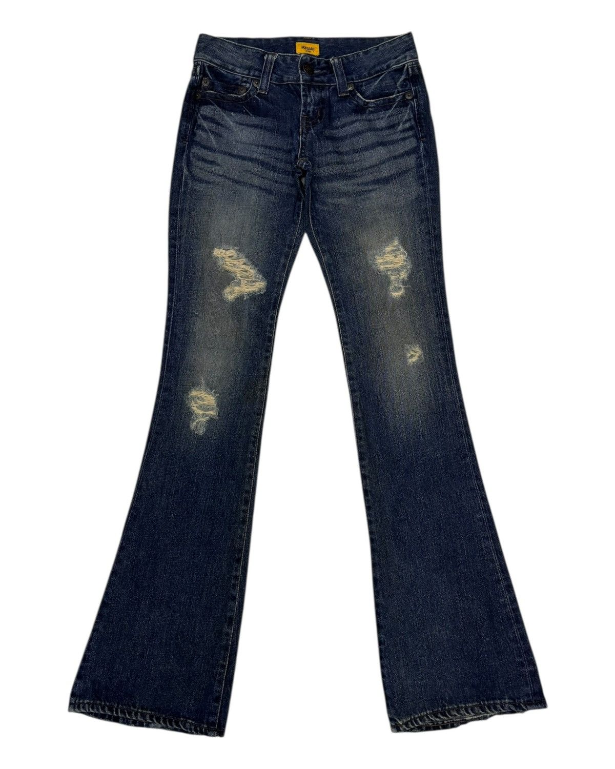 If Six Was Nine × Le Grande Bleu (L.G.B.) × MOUSSY Flare Jeans IfSixWasNine Lgb Style Moussy Denim Bootcut Jean Size 27" / US 4 / IT 40 - 7 Thumbnail