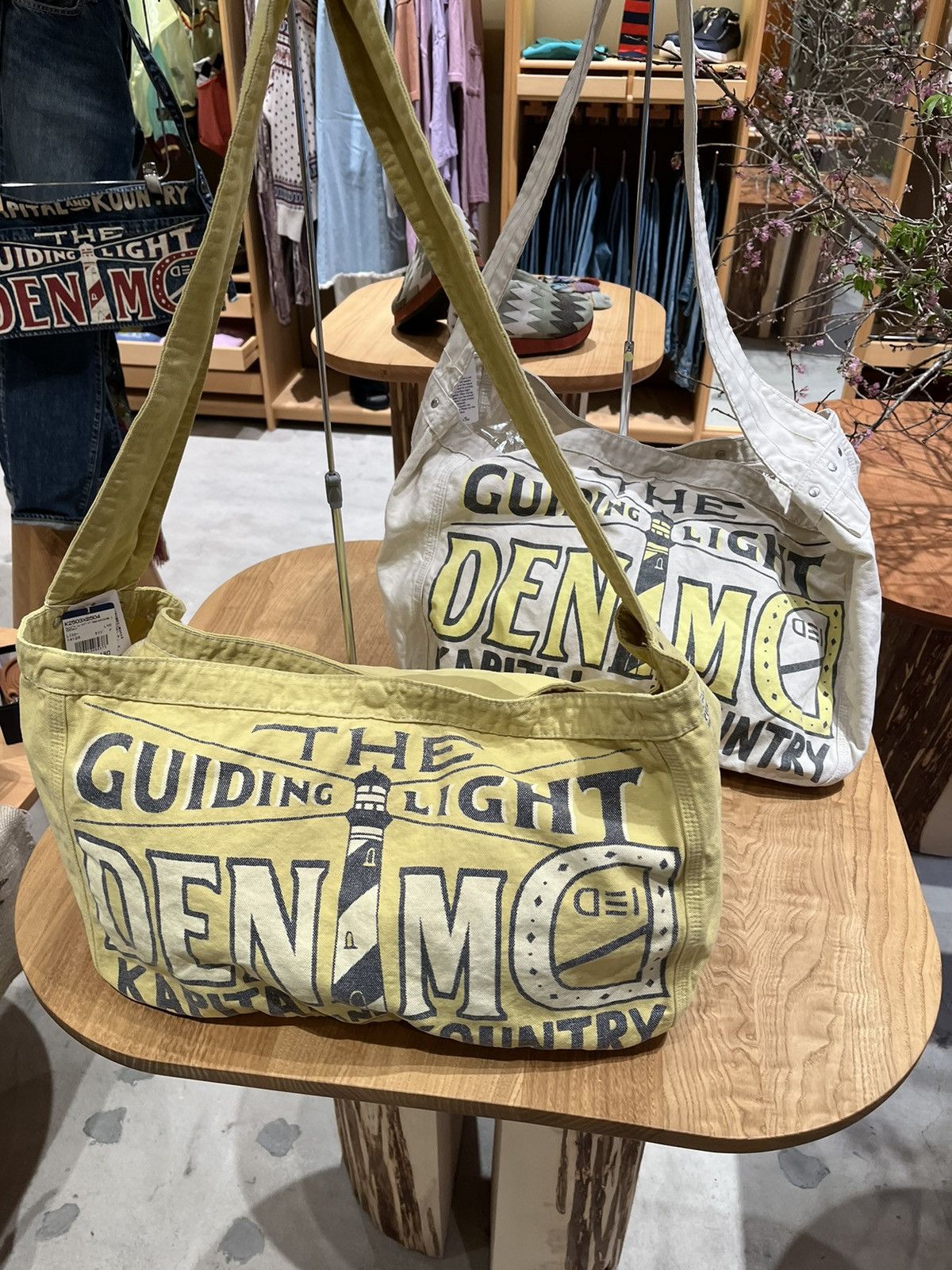 Kapital KAPITAL Canvas Newspaper Bag (GUIDING LIGHT pt) Size ONE SIZE - 2 Thumbnail