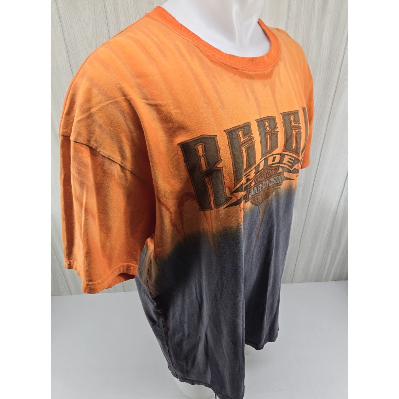 Harley Davidson Harley-Davidson T-Shirt Men’s Tie Dye Panama City Florida Size XL Orange Gray Size US XL / EU 56 / 4 - 7 Thumbnail